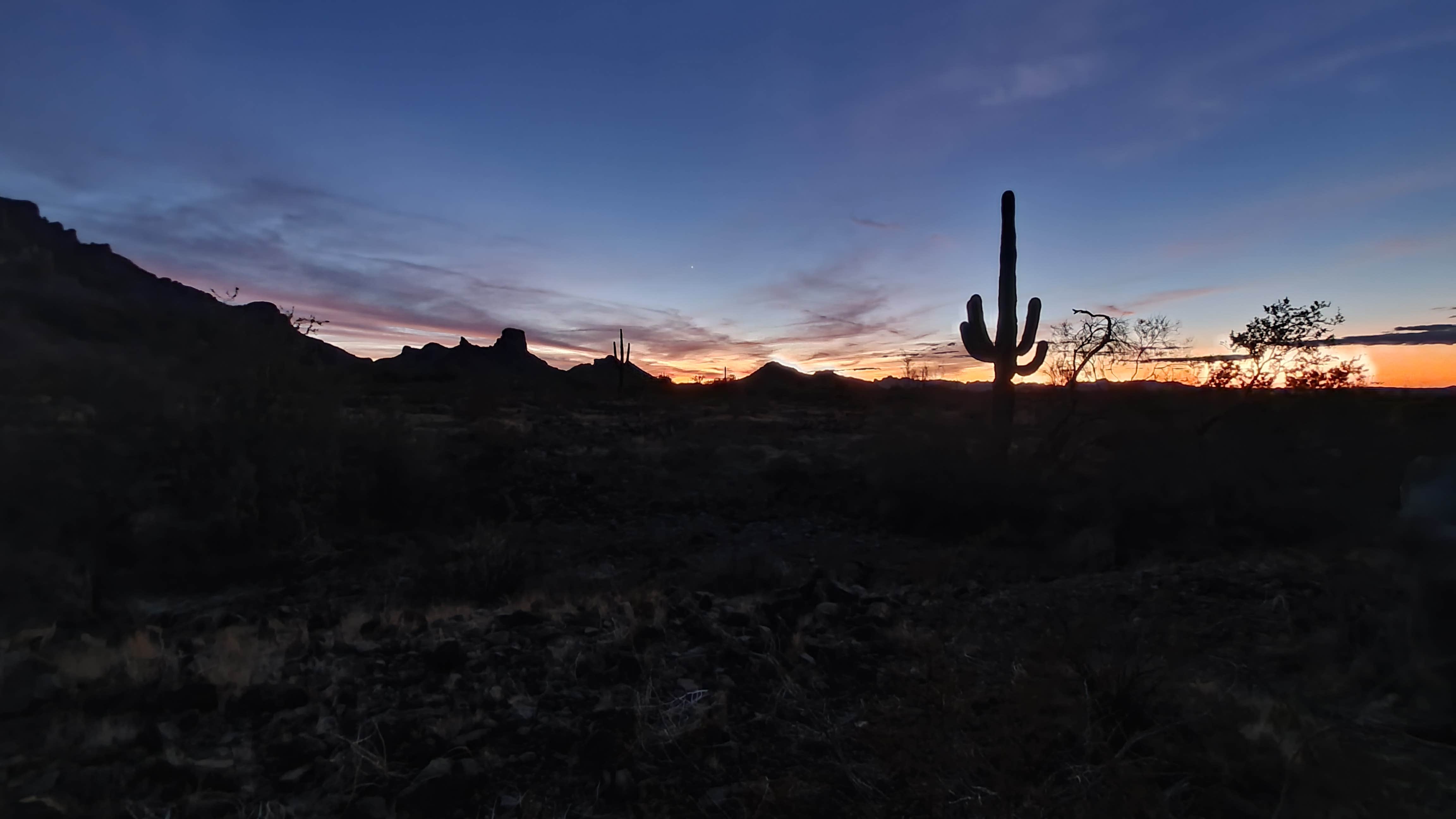 Connor N.'s photo of a dispersed camping area at Saddle Mountain BLM (Tonopah, AZ) near Tolleson, AZ