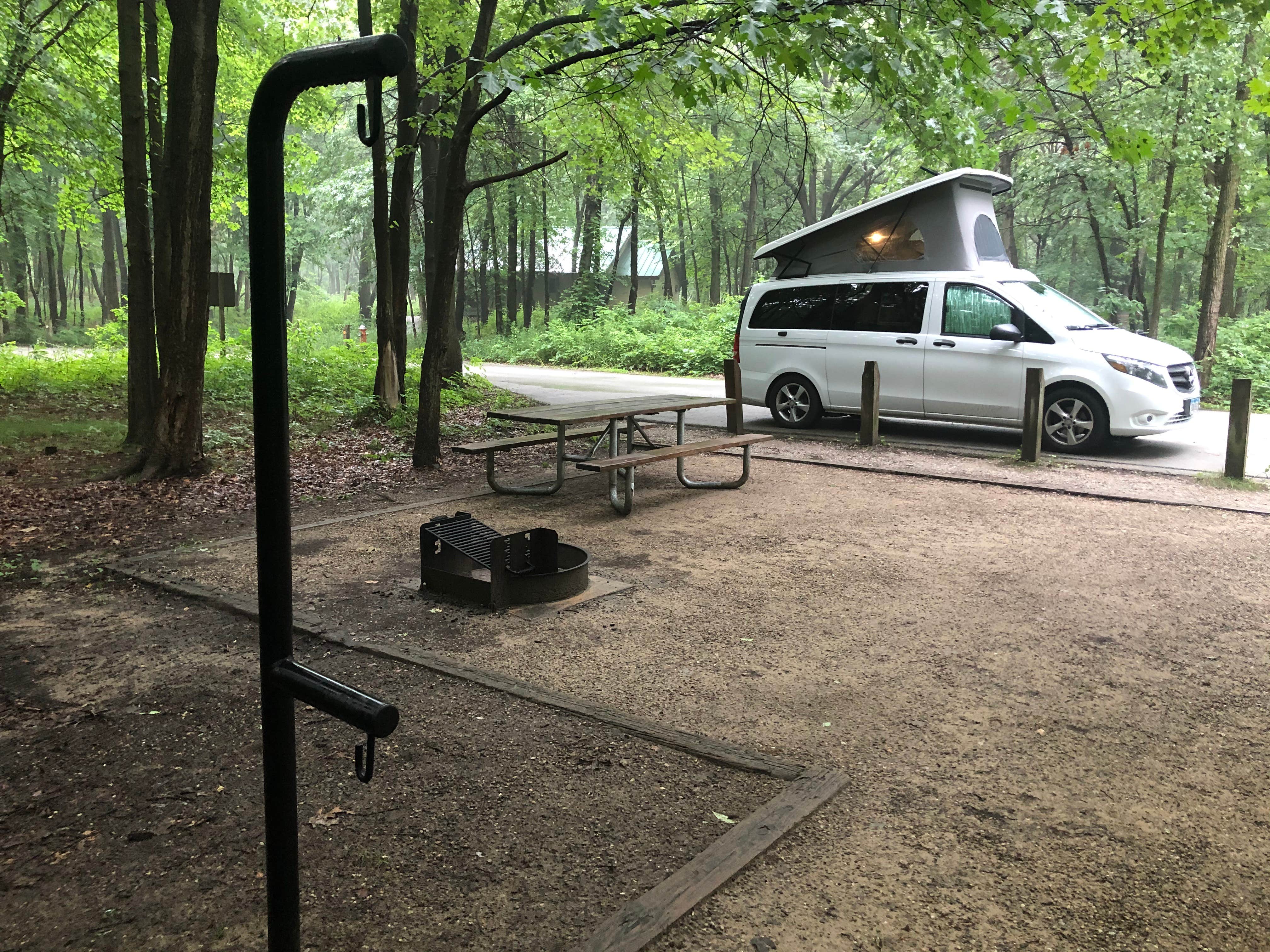 Lee D.'s photo of rv camping at Dunewood Campground — Indiana Dunes National Park near Indiana Dunes National Park