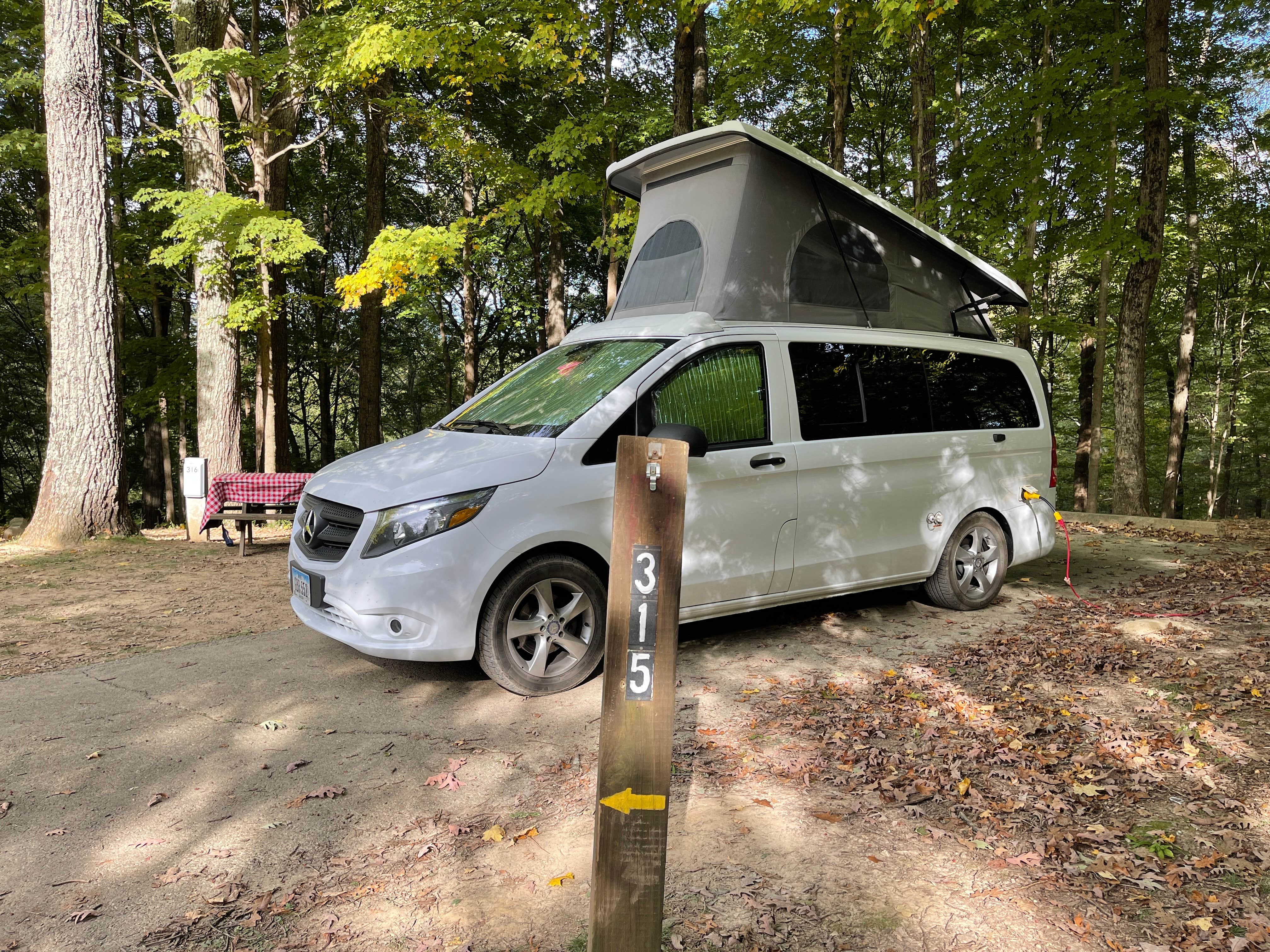 Lee D.'s photo of rv camping at Taylor Ridge Campground — Brown County State Park near Indianapolis, IN