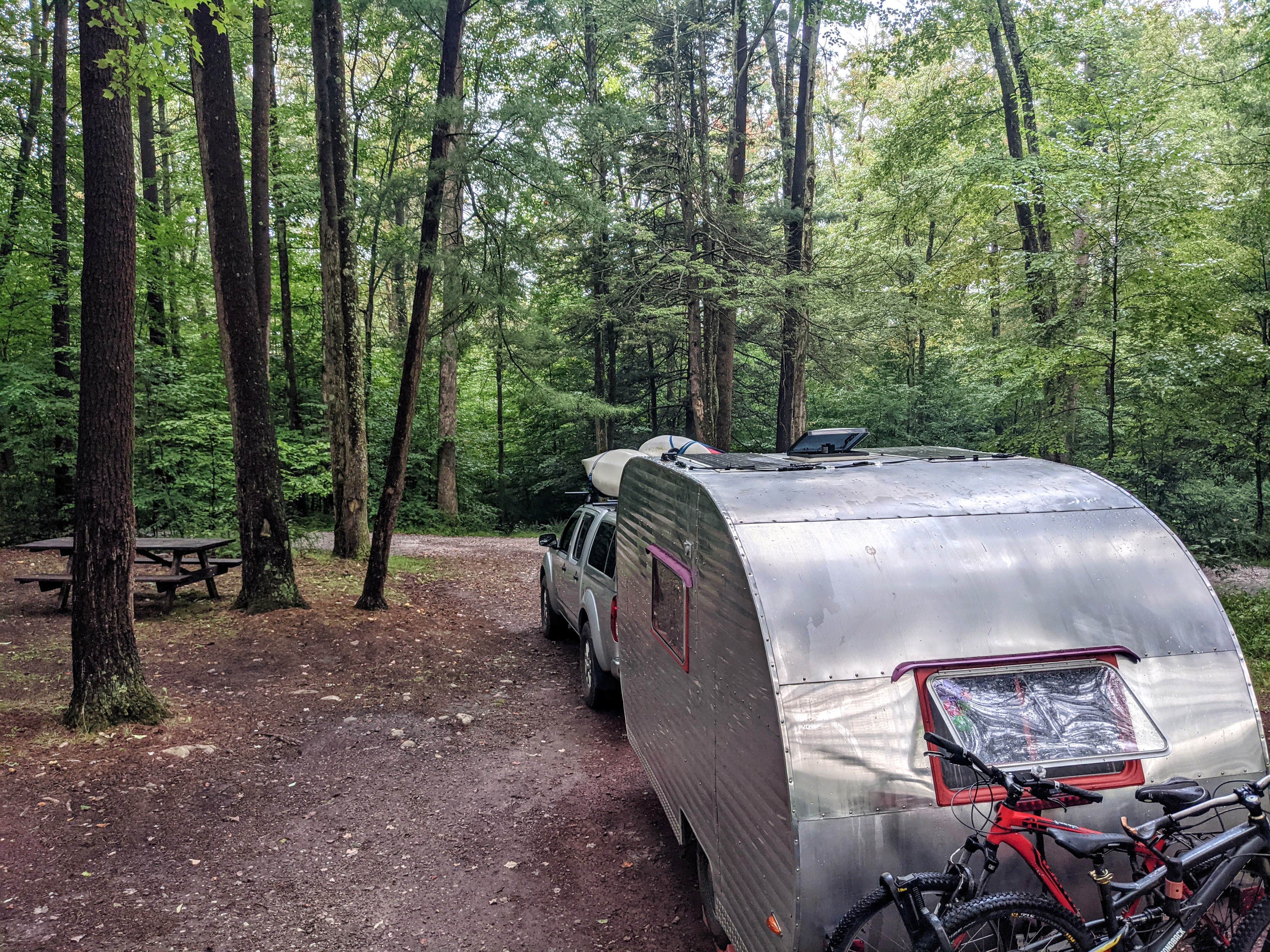 Shari  G.'s photo of rv camping at Hickory Run State Park Campground near Duryea, PA