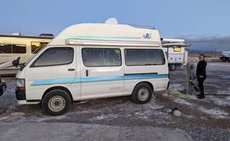 Josh D.'s photo of rv camping at Delight’s Hot Springs Campground near Baker, CA