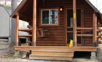 Kaylee G.'s photo of glamping accommodations at Natural Bridge KOA in Virginia