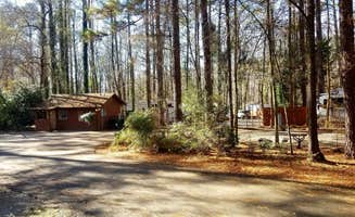 Chris O.'s photo of a cabin at Pine Lake RV Campground near Berkeley Lake, GA