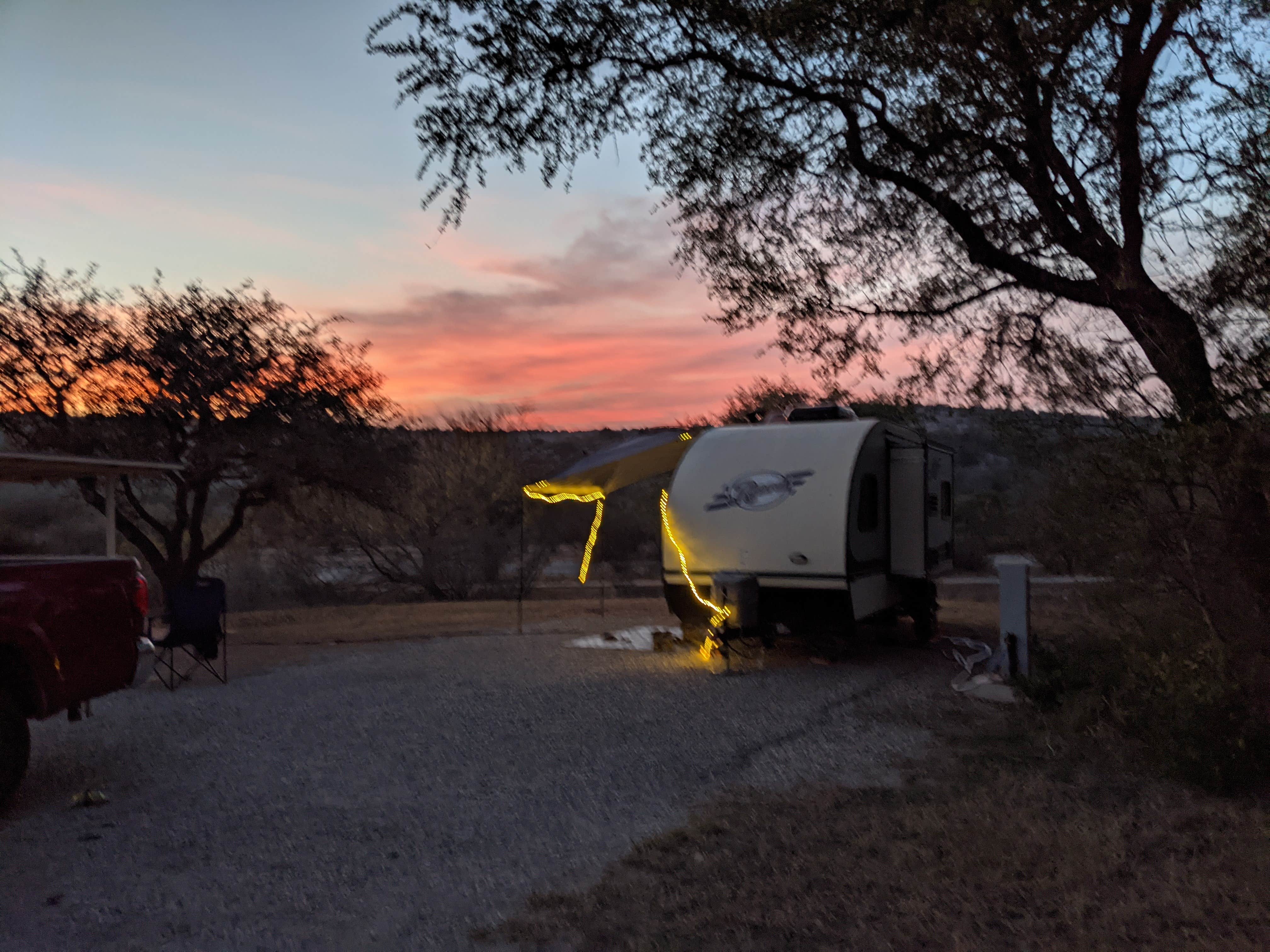 Laura F.'s photo of rv camping at Kickapoo Cavern State Park Campground near Comstock, TX