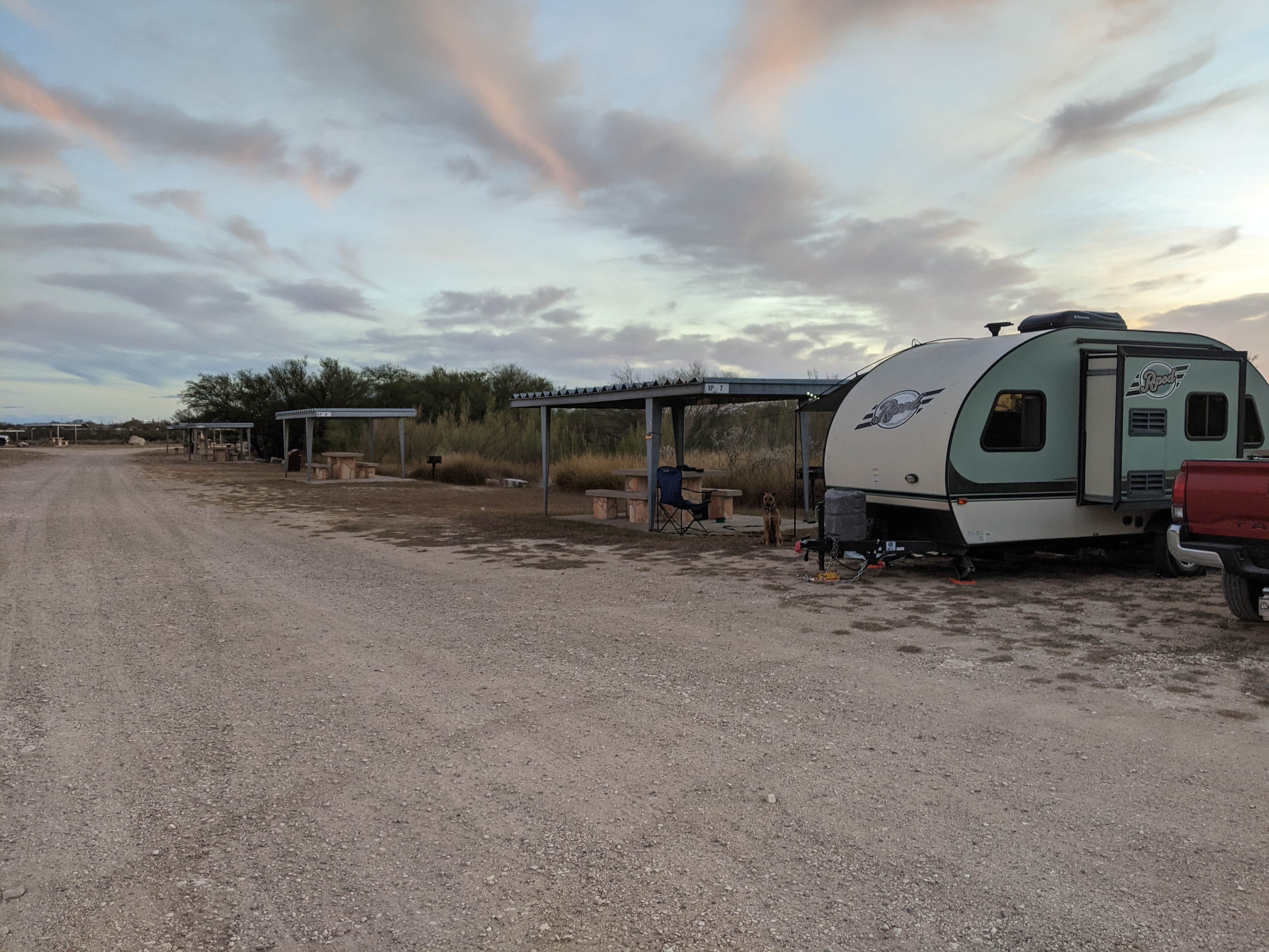 Laura F.'s photo of rv camping at San Pedro Campground — Amistad National Recreation Area near Amistad National Recreation Area
