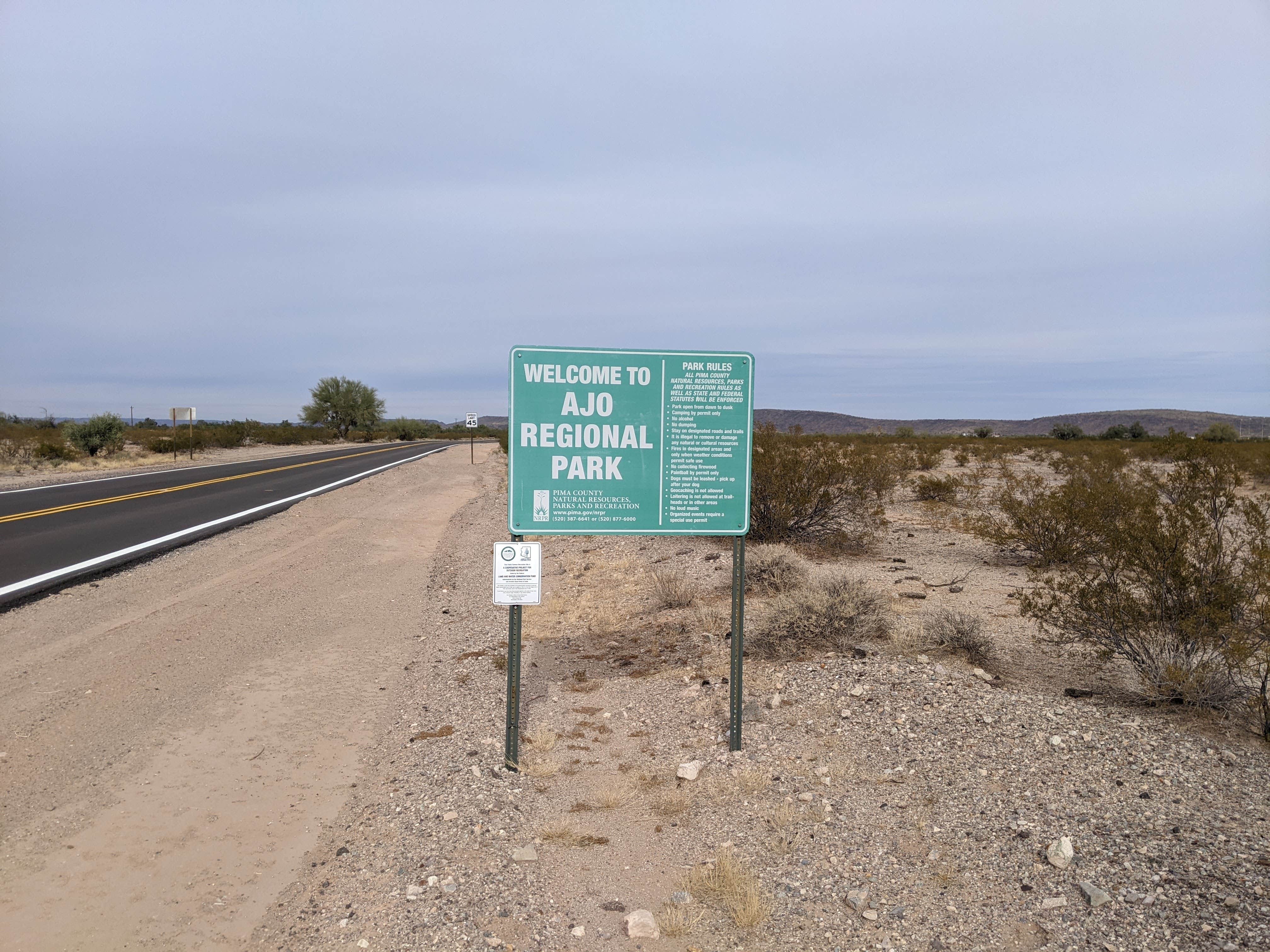 Camper submitted image from Ajo Regional Park - Roping Arena Camping Area - 5