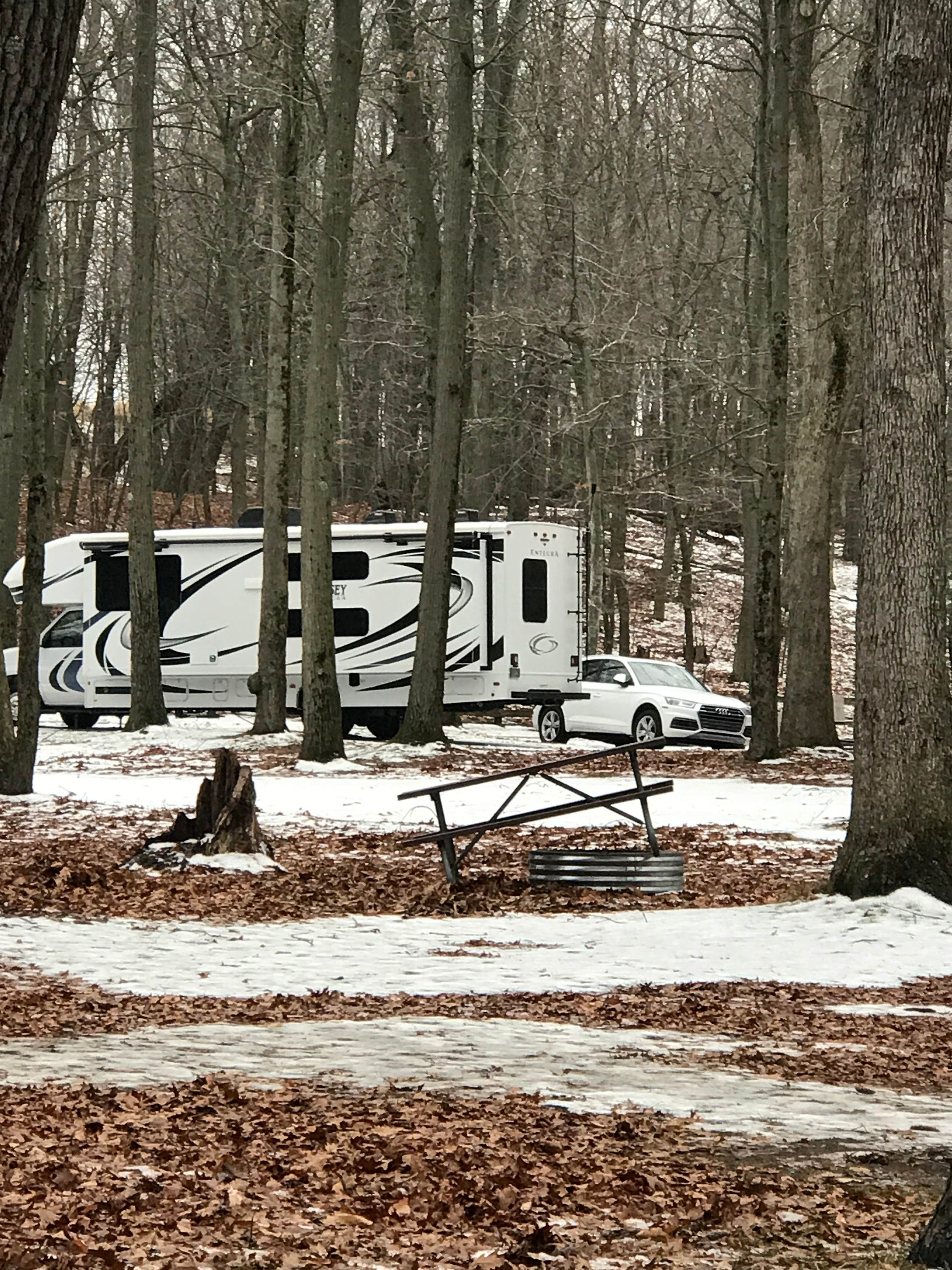 Kathie M.'s photo of rv camping at Lake Michigan Campground — Muskegon State Park near Grand Haven, MI