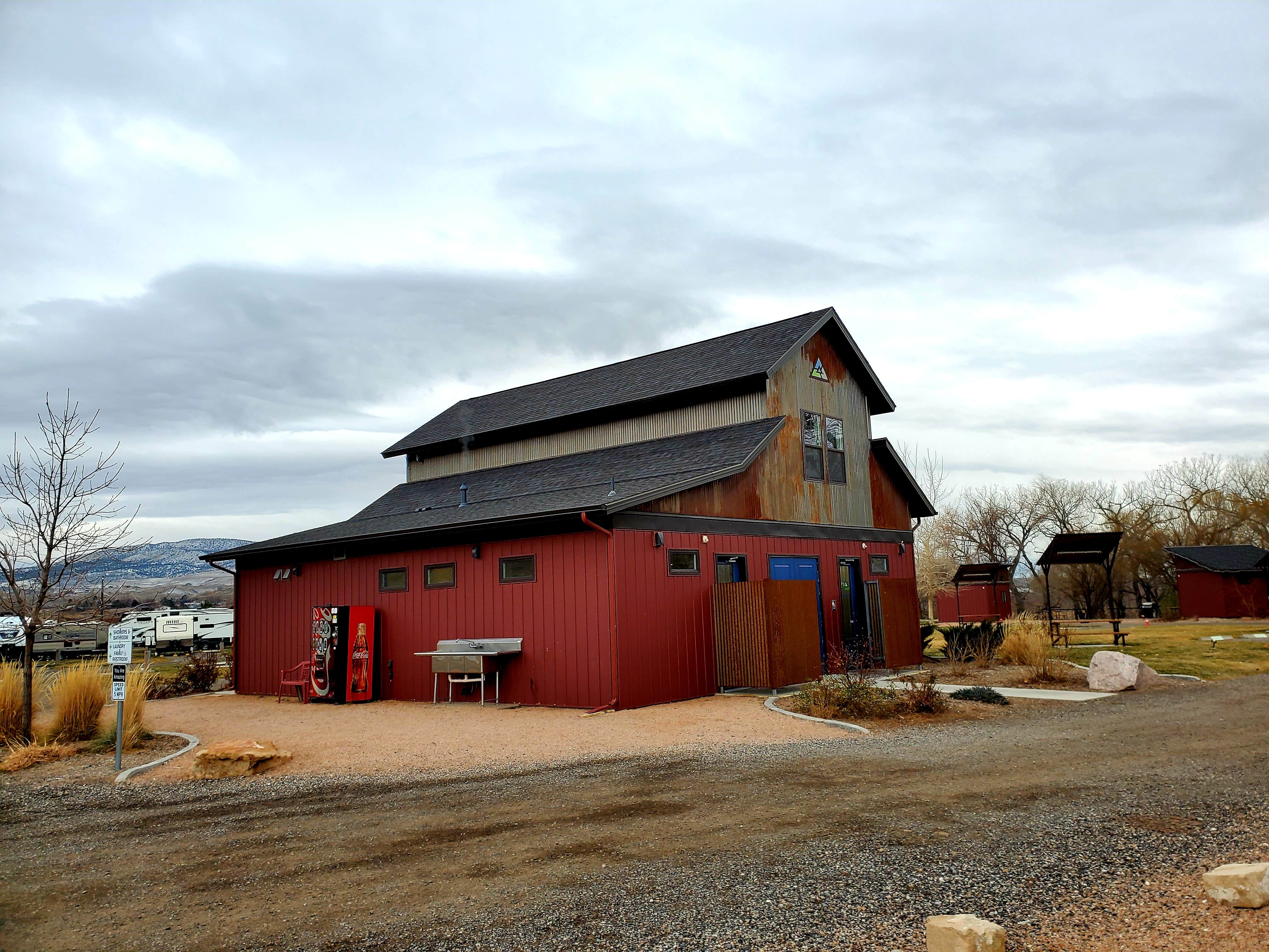 Derek H.'s photo of a cabin at Palisade Basecamp RV Resort near Palisade, CO