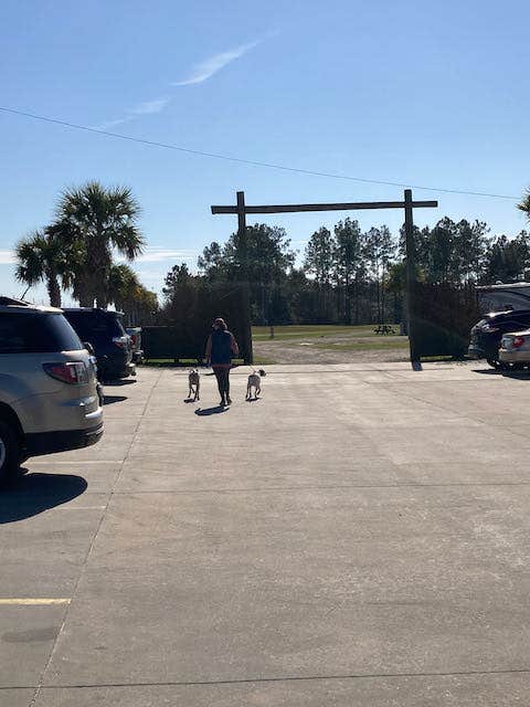MickandKarla W.'s photo of camping with pets at Carroll's Country Sausage near Fitzgerald, GA