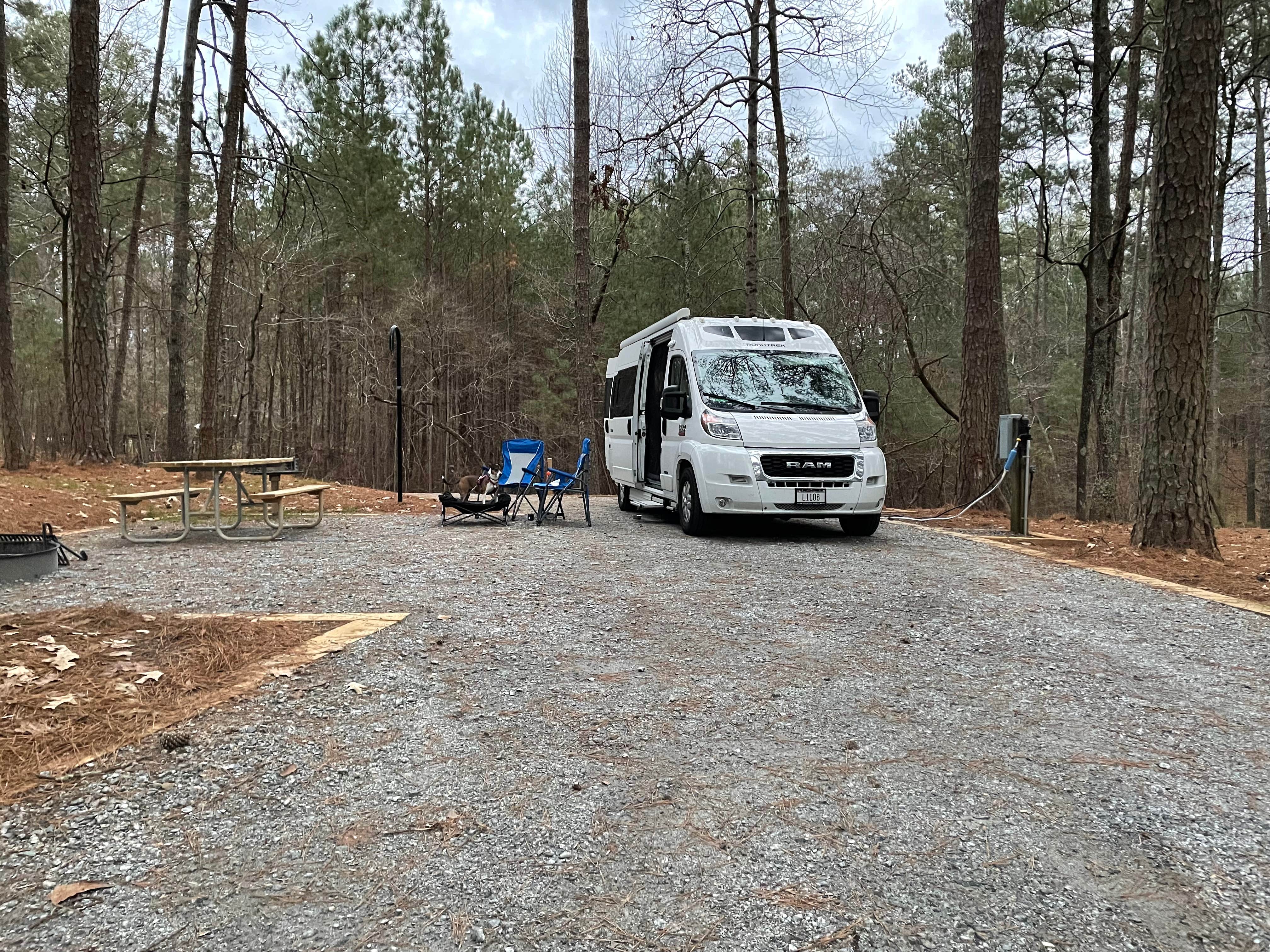 Denise's photo of rv camping at Red Top Mountain State Park Campground near Cartersville, GA