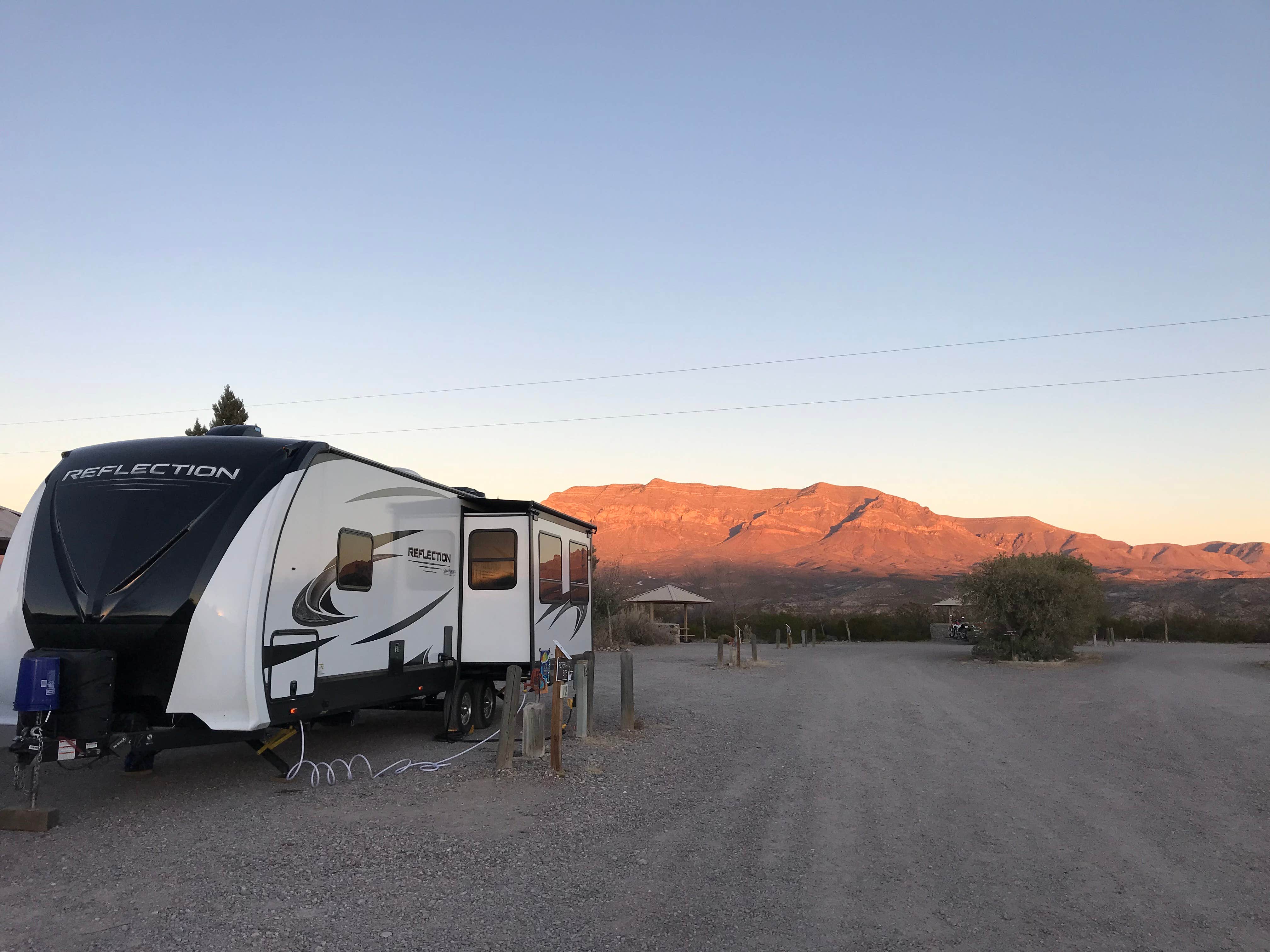 Dave G.'s photo of rv camping at Appaloosa Campground — Caballo Lake State Park near Truth or Consequences, NM