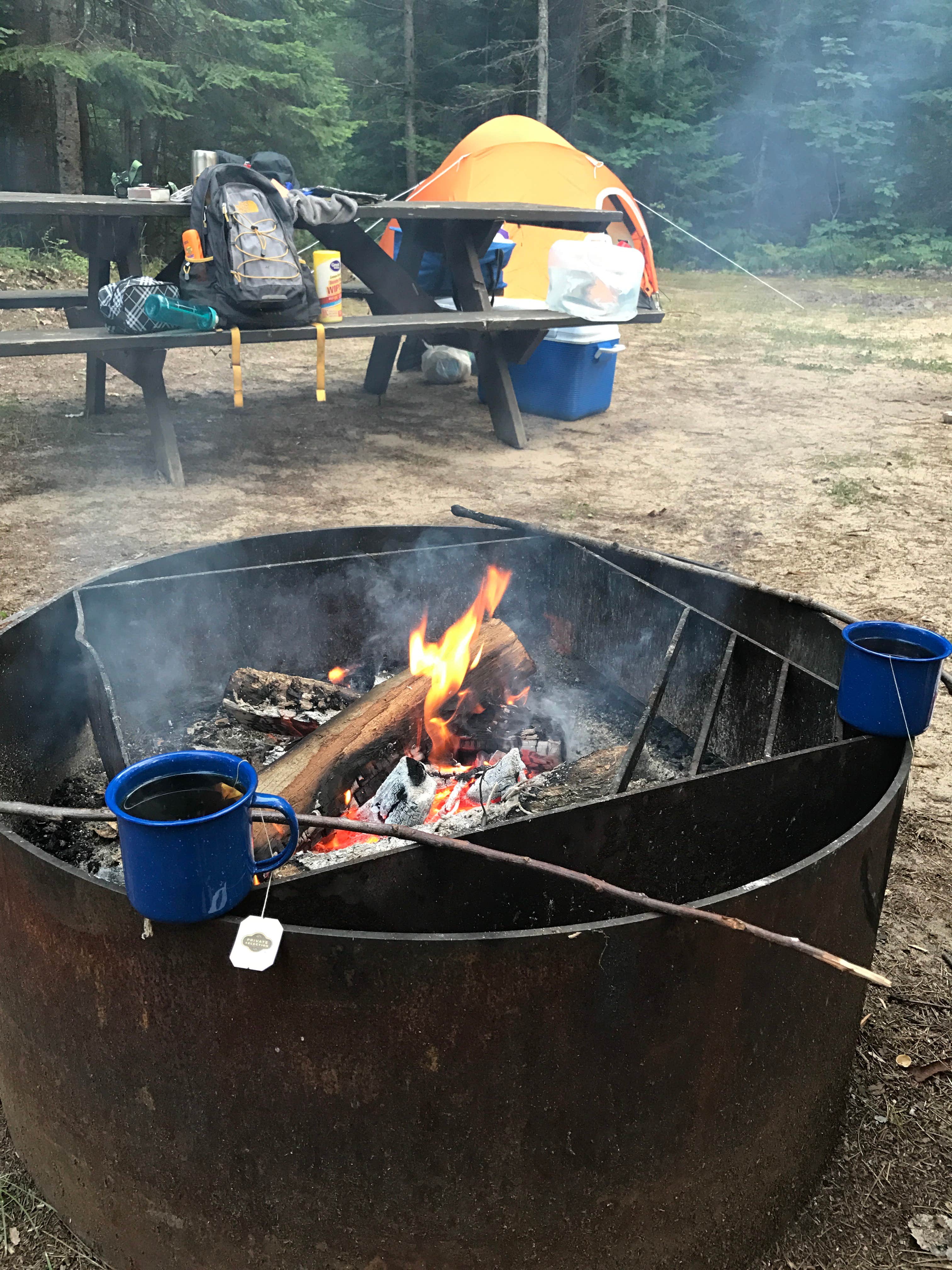 Camper-submitted photo at Blind Sucker #1 State Forest Campground near Grand Marais, MI