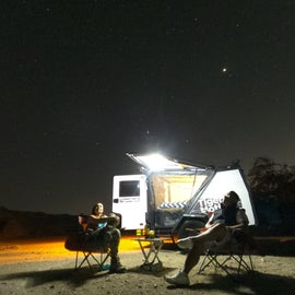 enjoyed a nice warm night filled with a million shooting stars