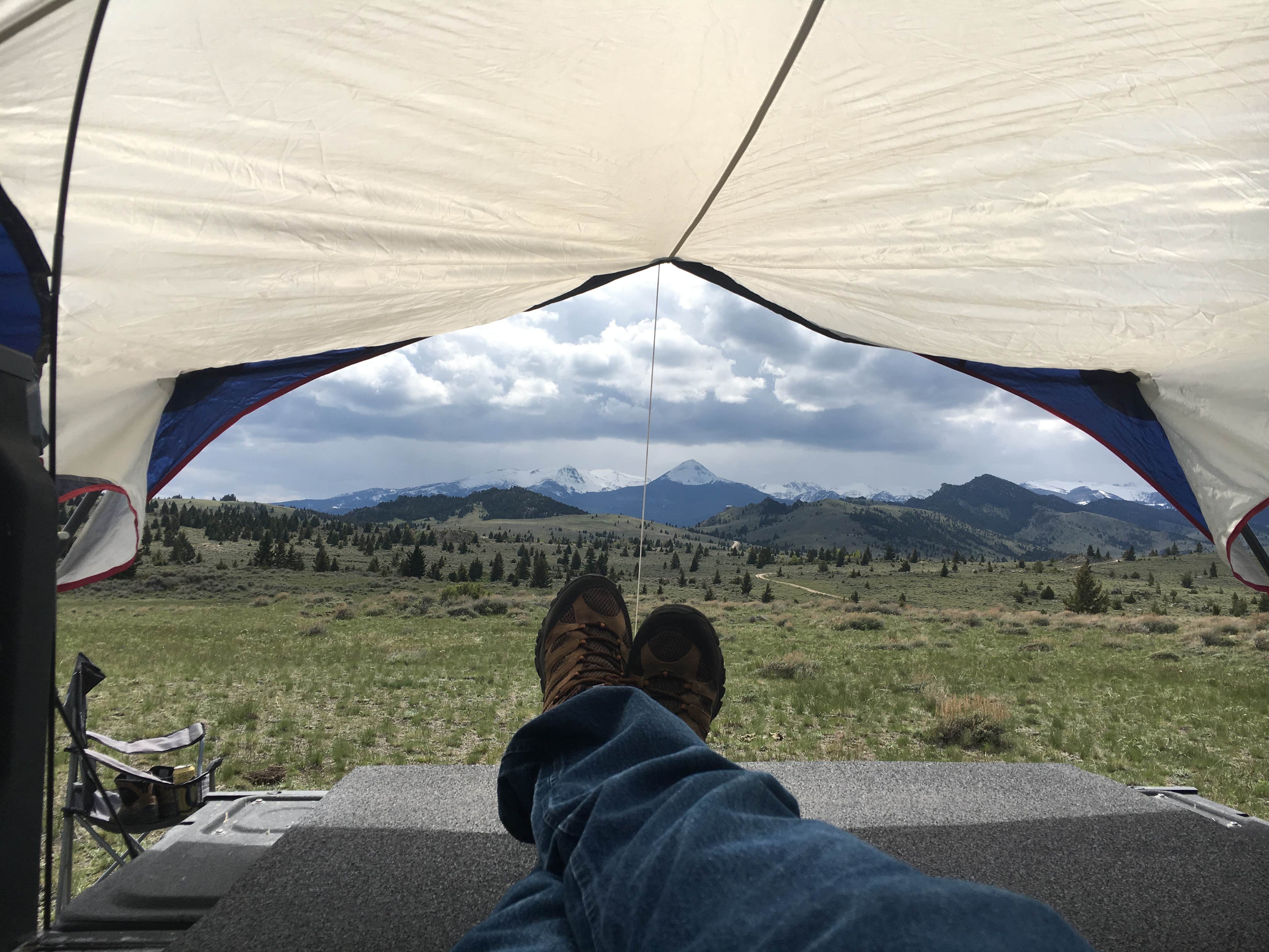 Brandon ..'s photo of tent camping at Revenue Flats near Beaverhead-Deerlodge National Forest