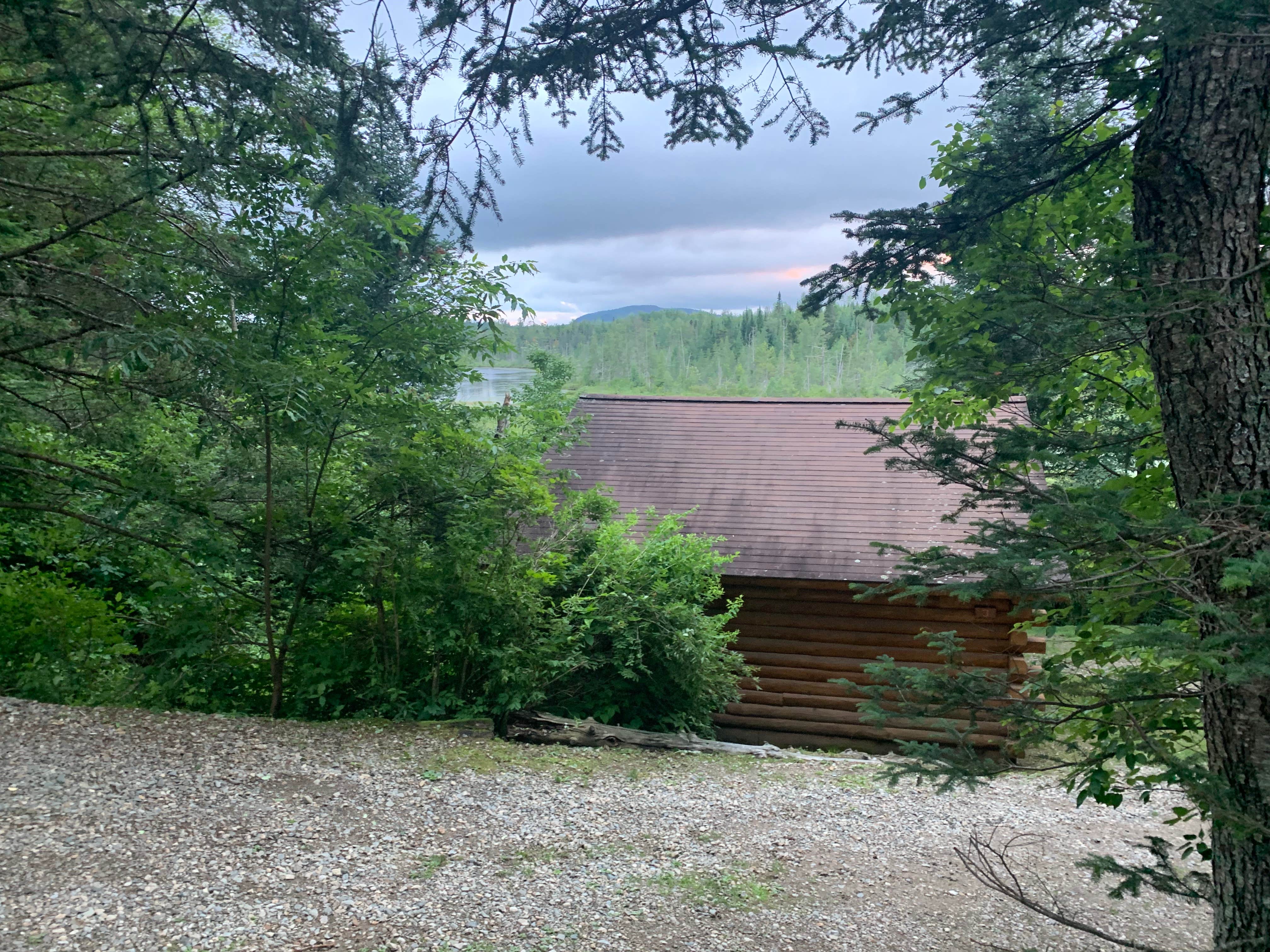 Megan B.'s photo of a cabin at Mountain Lake Campground near Berlin, NH