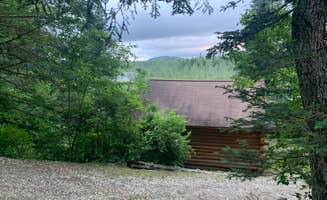 Megan B.'s photo of a cabin at Mountain Lake Campground near Lancaster, NH