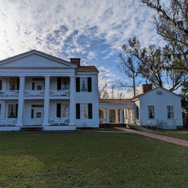 Gregory House, a plantation home located in the state park that you can visit for a guided tour.