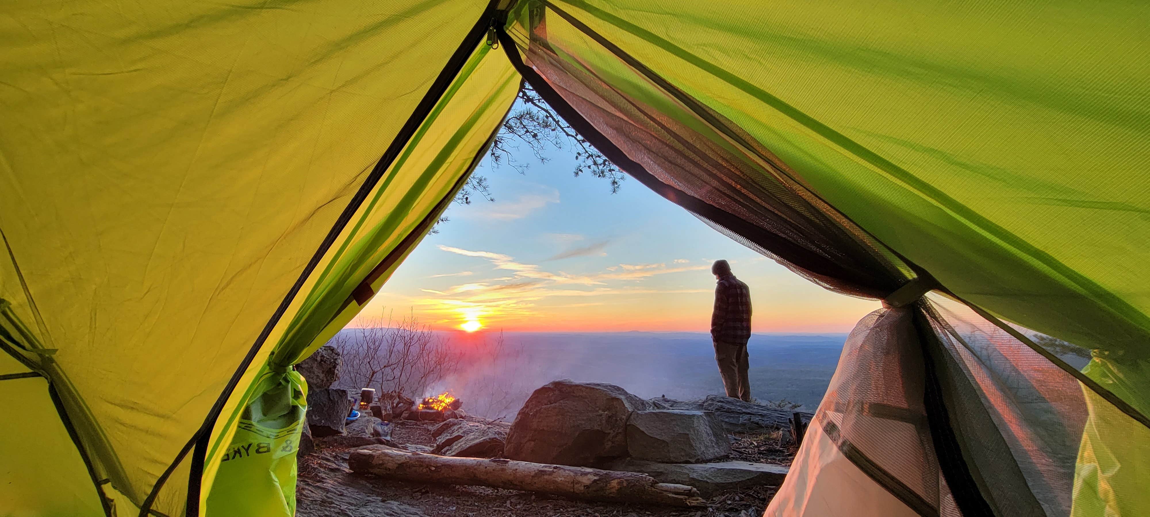 Camper-submitted photo at McDill Point Backcountry — Cheaha State Park near Lineville, AL