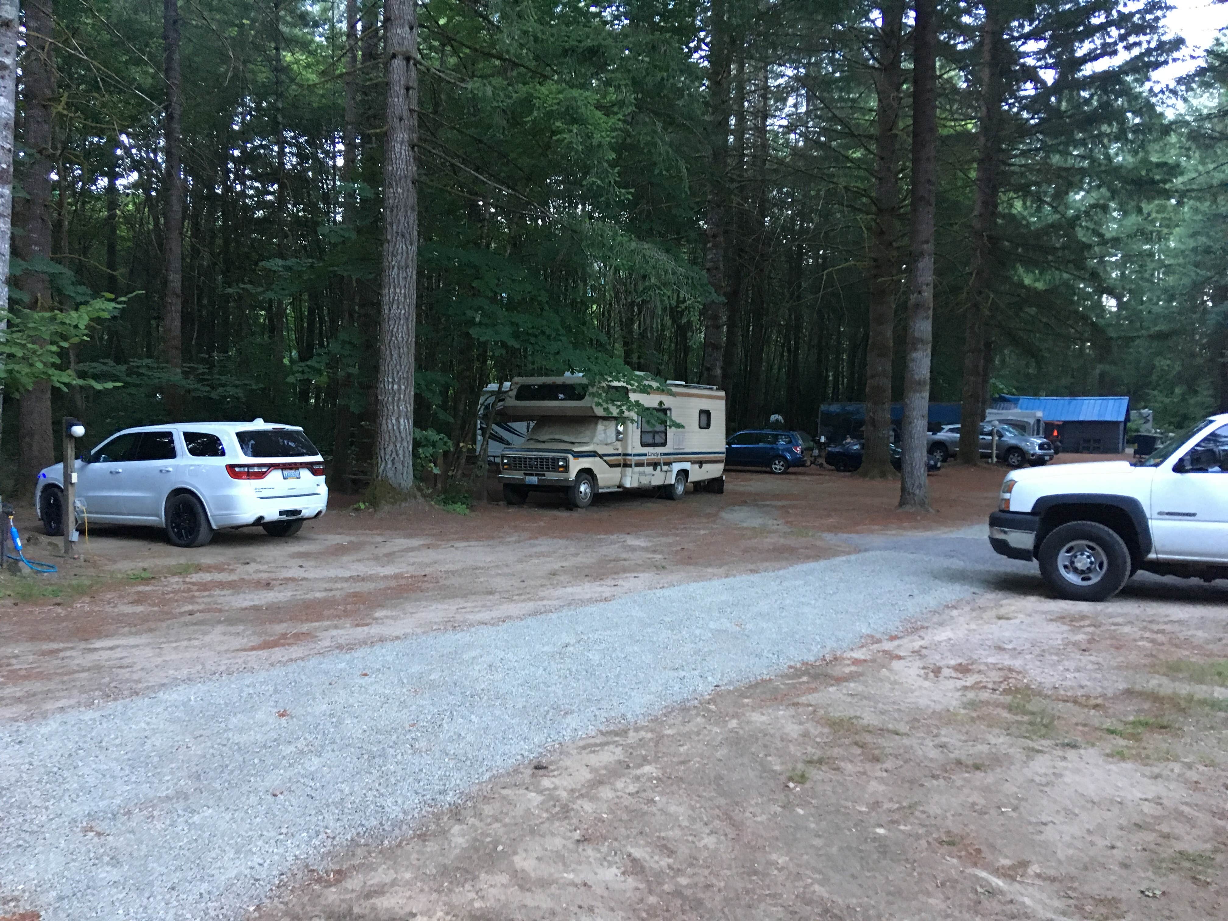 Celina M.'s photo of rv camping at Cougar RV Park and Campground near Woodland, WA
