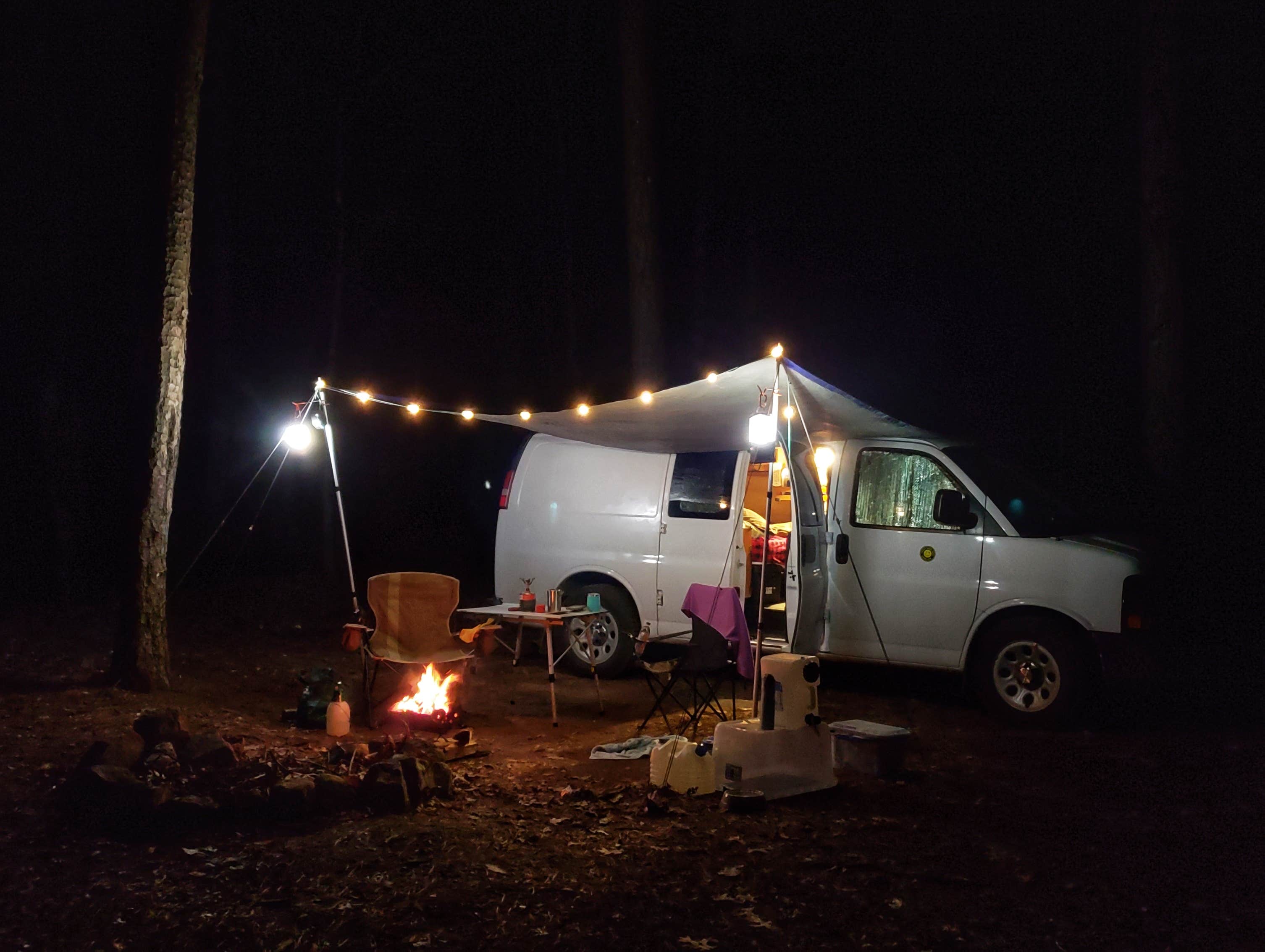 Camper-submitted photo at Brown Creek Cascade Dispersed Campsite near Conway, AR
