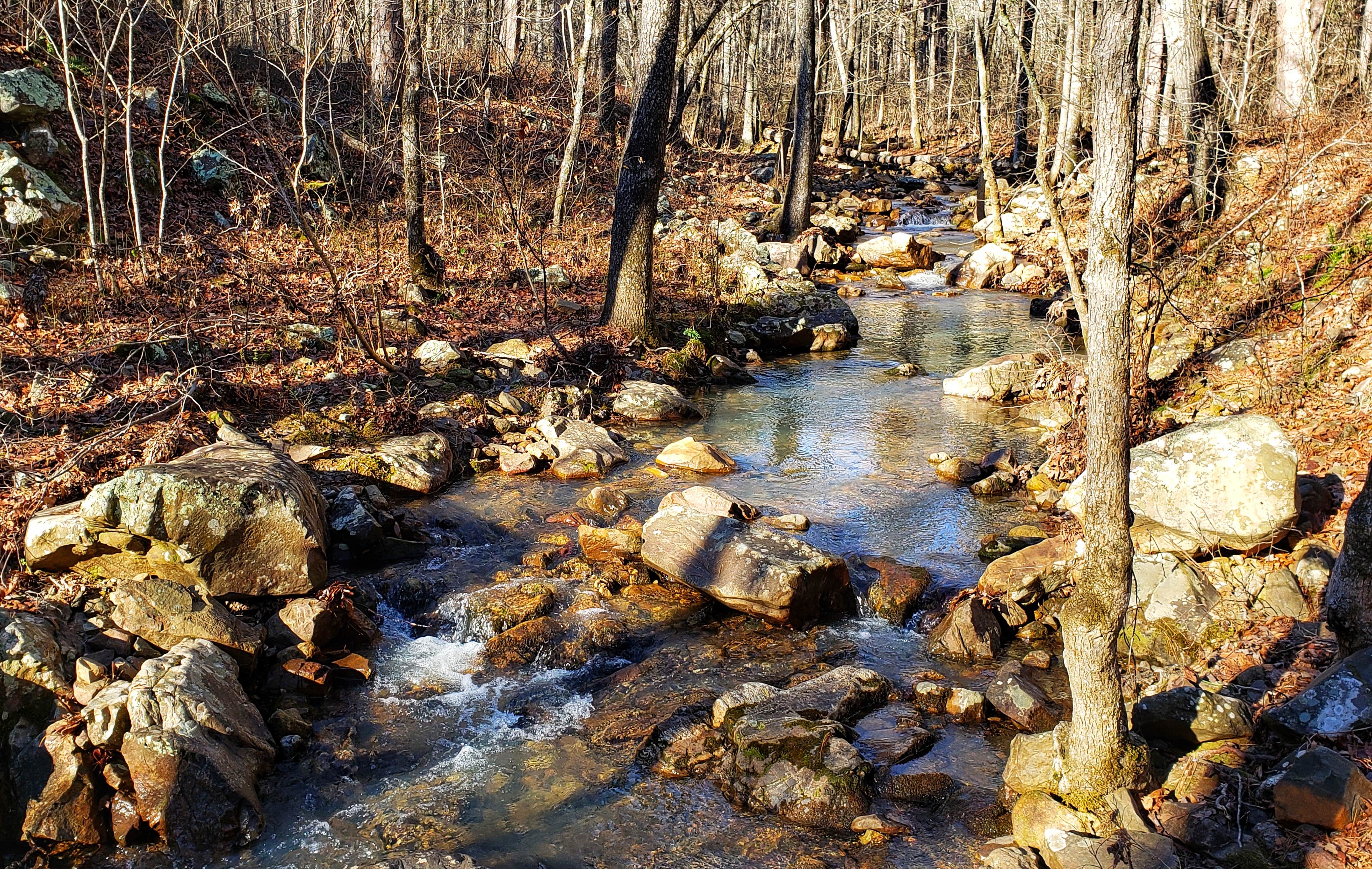 Camper-submitted photo at Brown Creek Cascade Dispersed Campsite near Paron, AR
