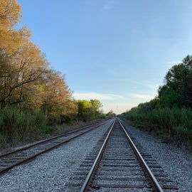 near by railroad tracks