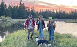 Casawndra P.'s photo of camping with pets at Bakers Hole Campground near West Yellowstone, MT