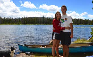 Jillian A.'s photo of camping with pets at Alexander Lake Backcountry in Utah