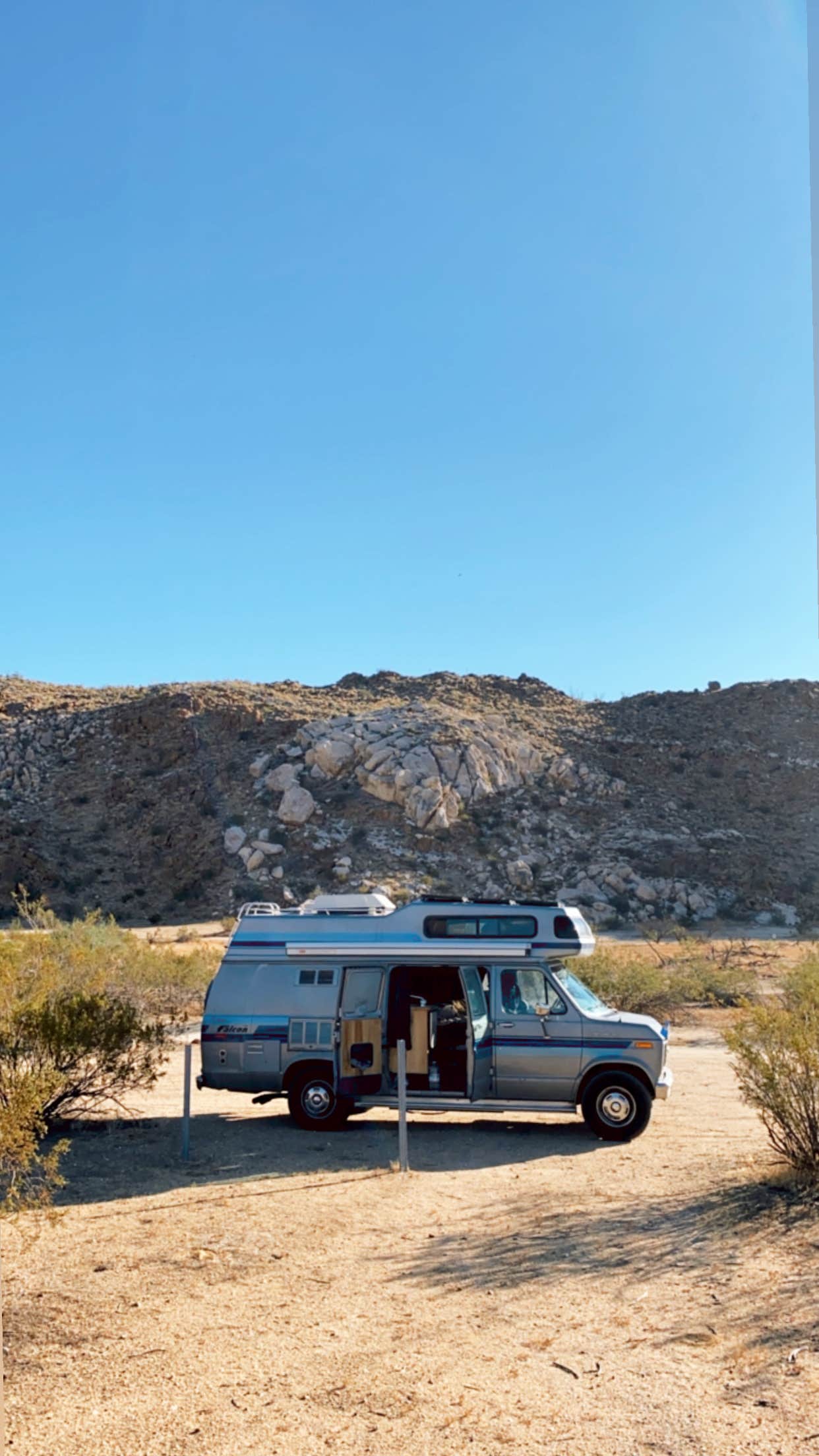 Heather L.'s photo of rv camping at Blair Valley Primitive Campground — Anza-Borrego Desert State Park near Ocotillo, CA