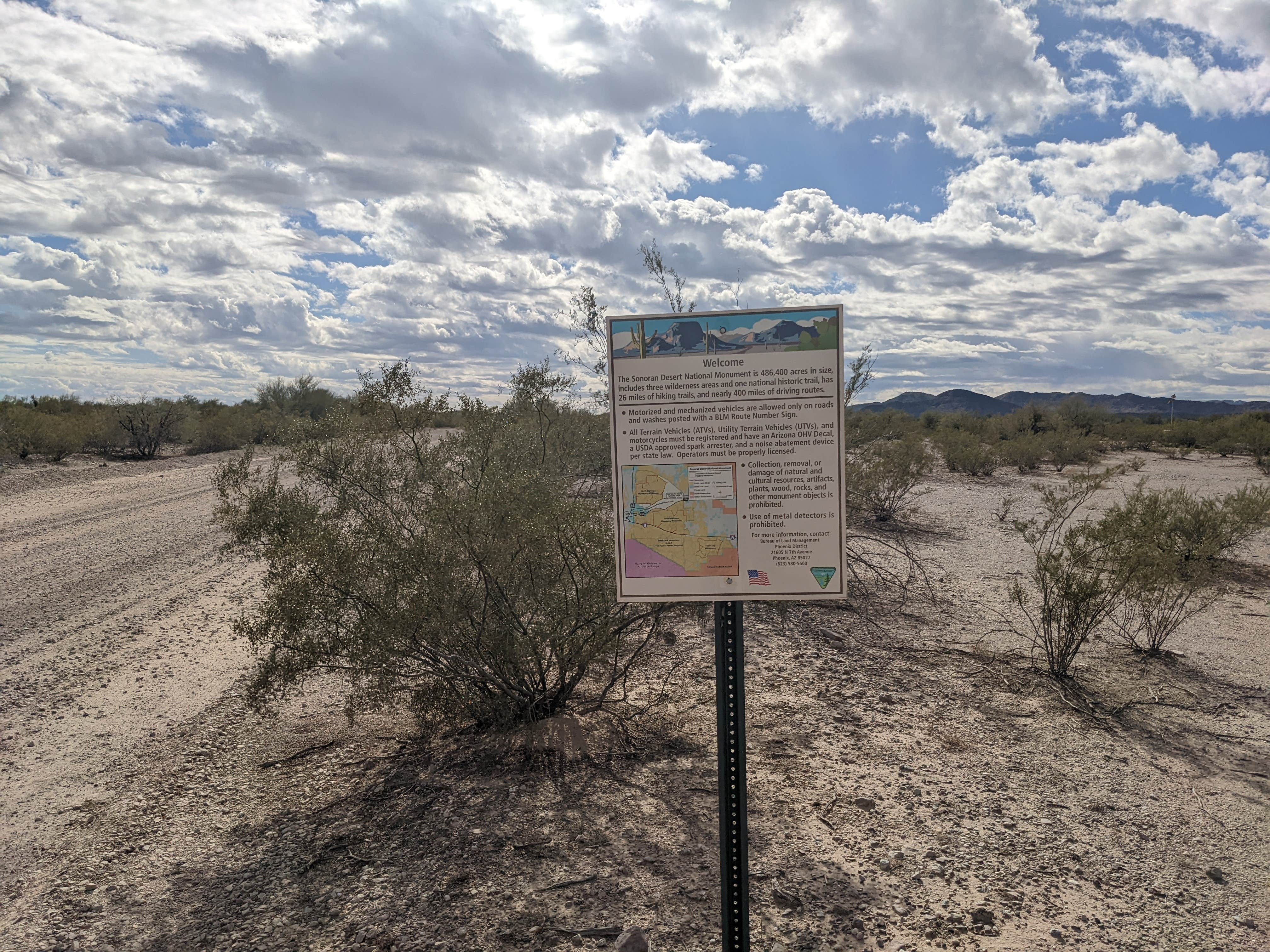 Camper submitted image from BLM Sonoran Desert National Monument - Vekol Road Dispersed Camping Area - 3