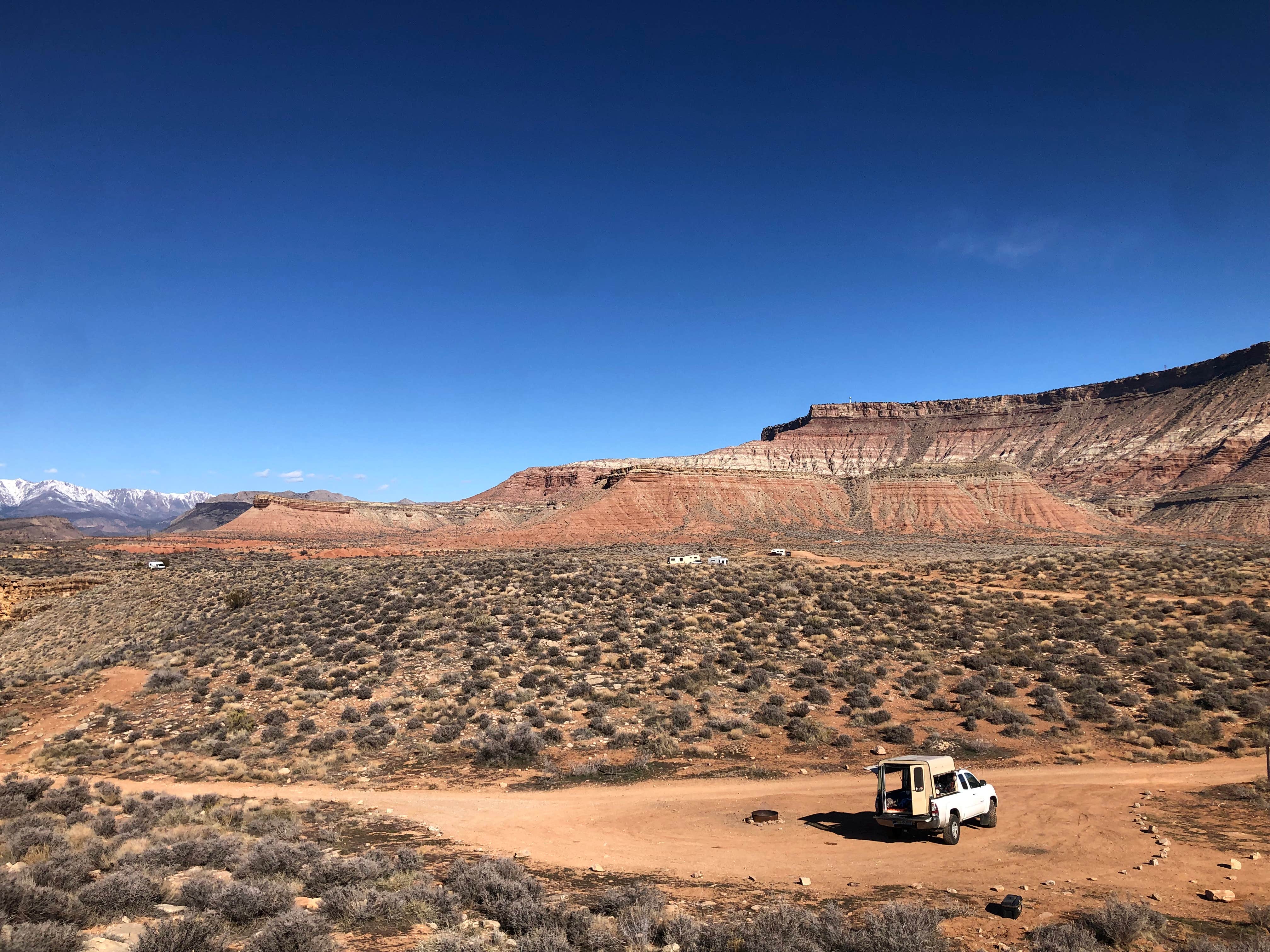 Camper submitted image from Hurricane Cliffs BLM dispersed #49-53 - 2