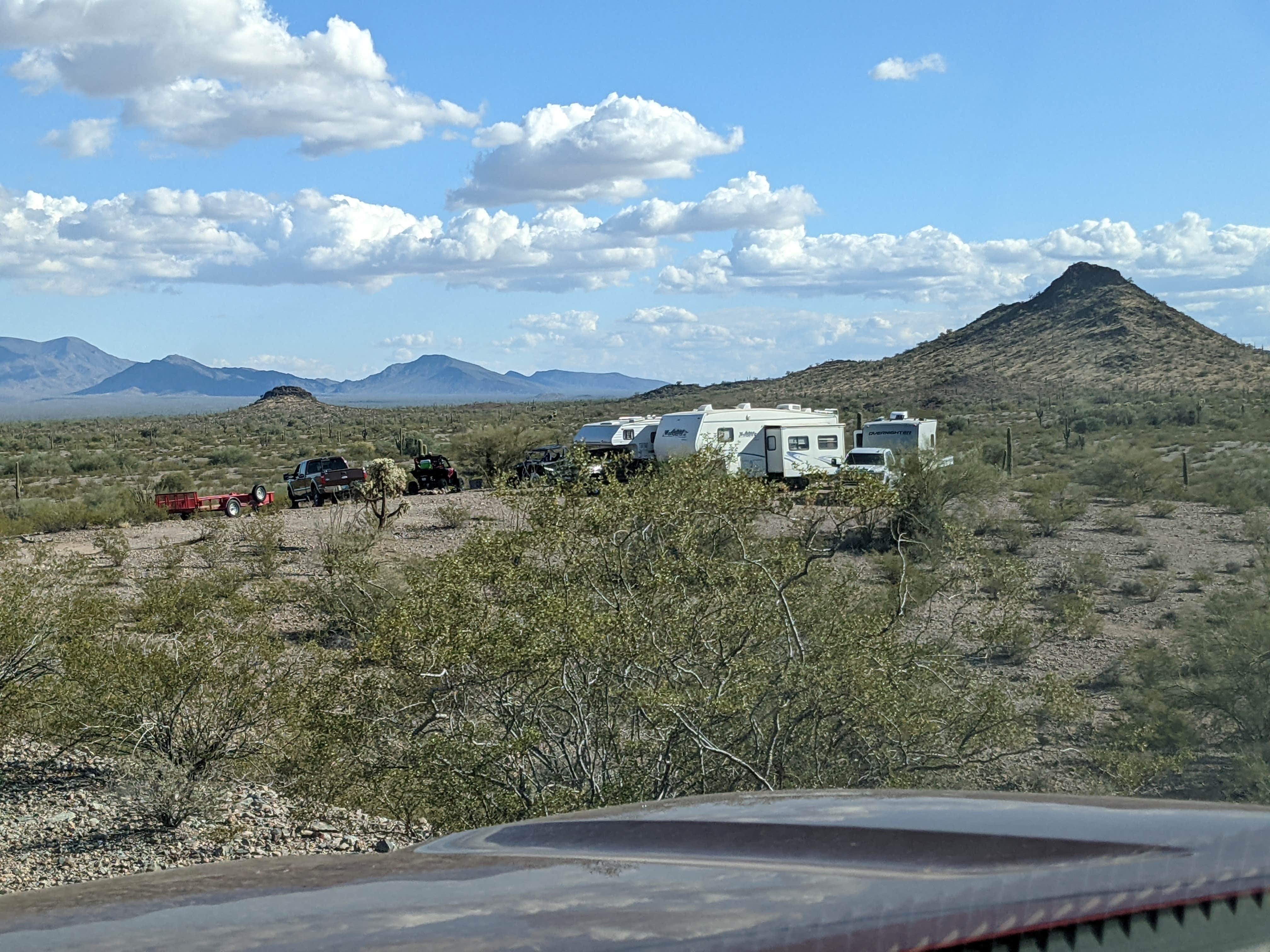 Camper submitted image from BLM Sonoran Desert National Monument - Freeman Road Exit #140 Dispersed Camping Area - 5