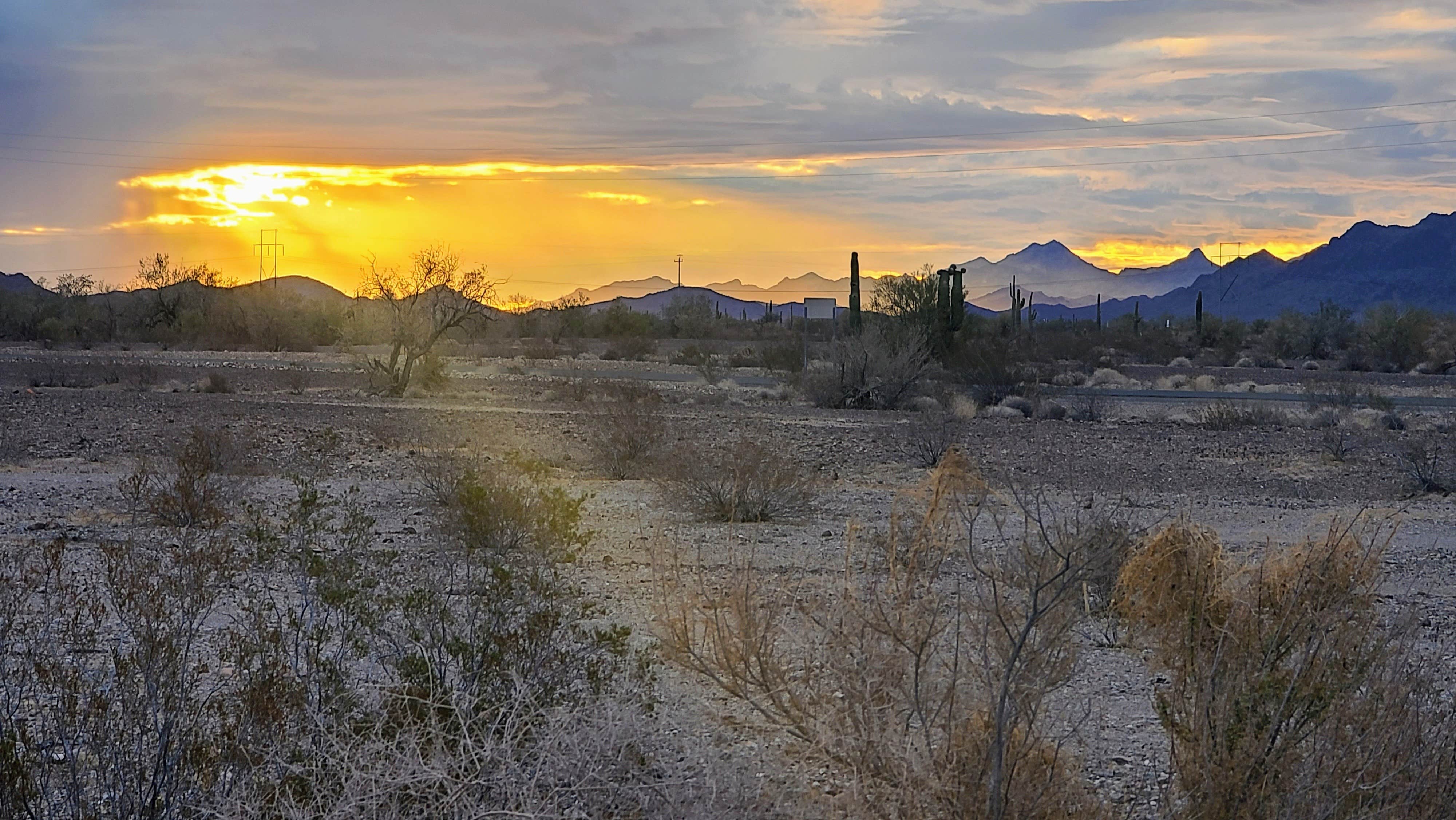 John D.'s photo of a dispersed camping area at Road Runner BLM Dispersed Camping Area near Cibola, AZ