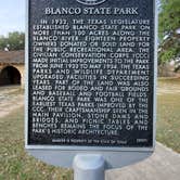 Review photo of Blanco State Park Campground by Denise V., January 20, 2022