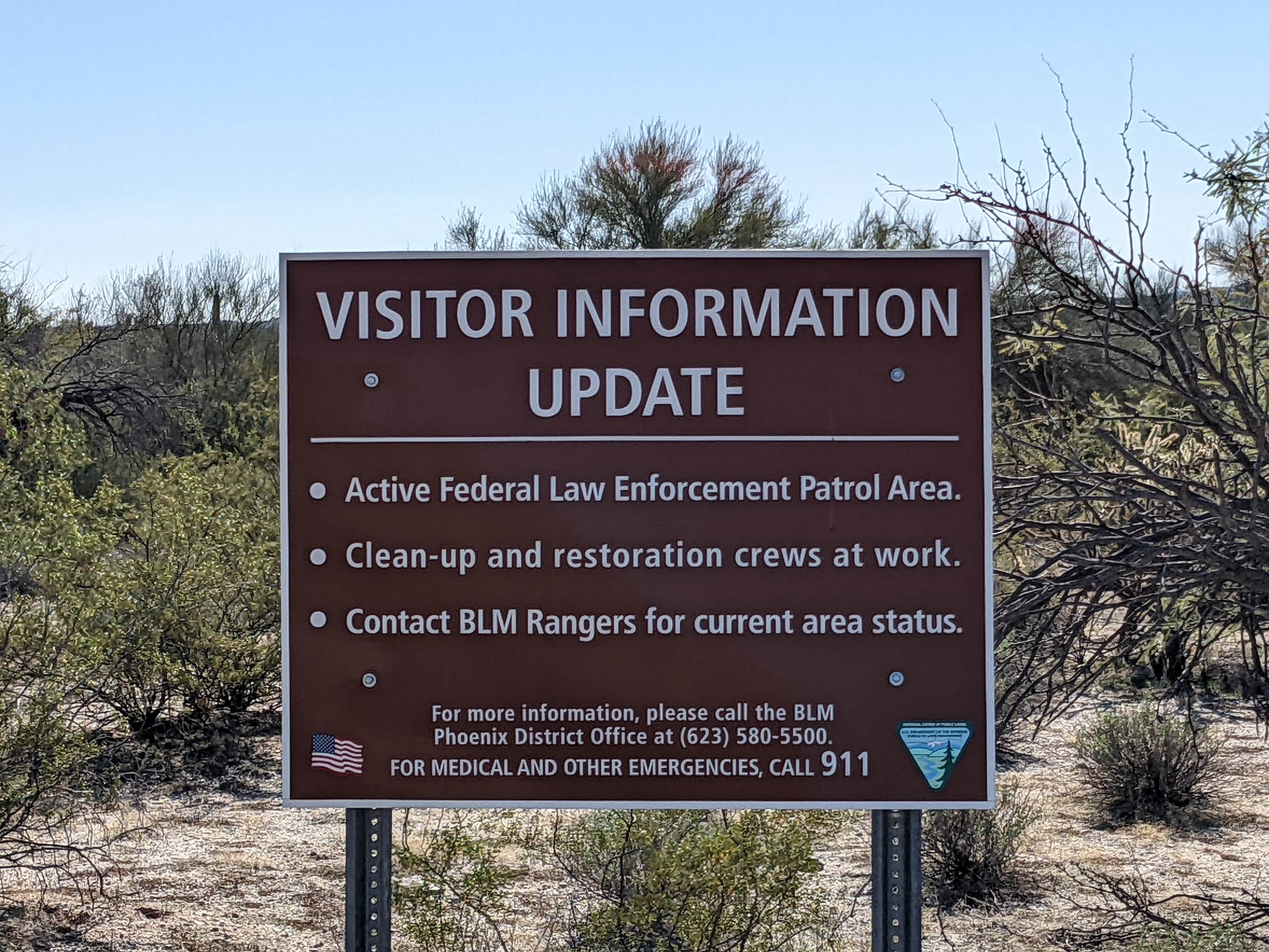 Camper-submitted photo at BLM Sonoran Desert National Monument - Road #8011 Overlander Dispersed camping near Maricopa, AZ