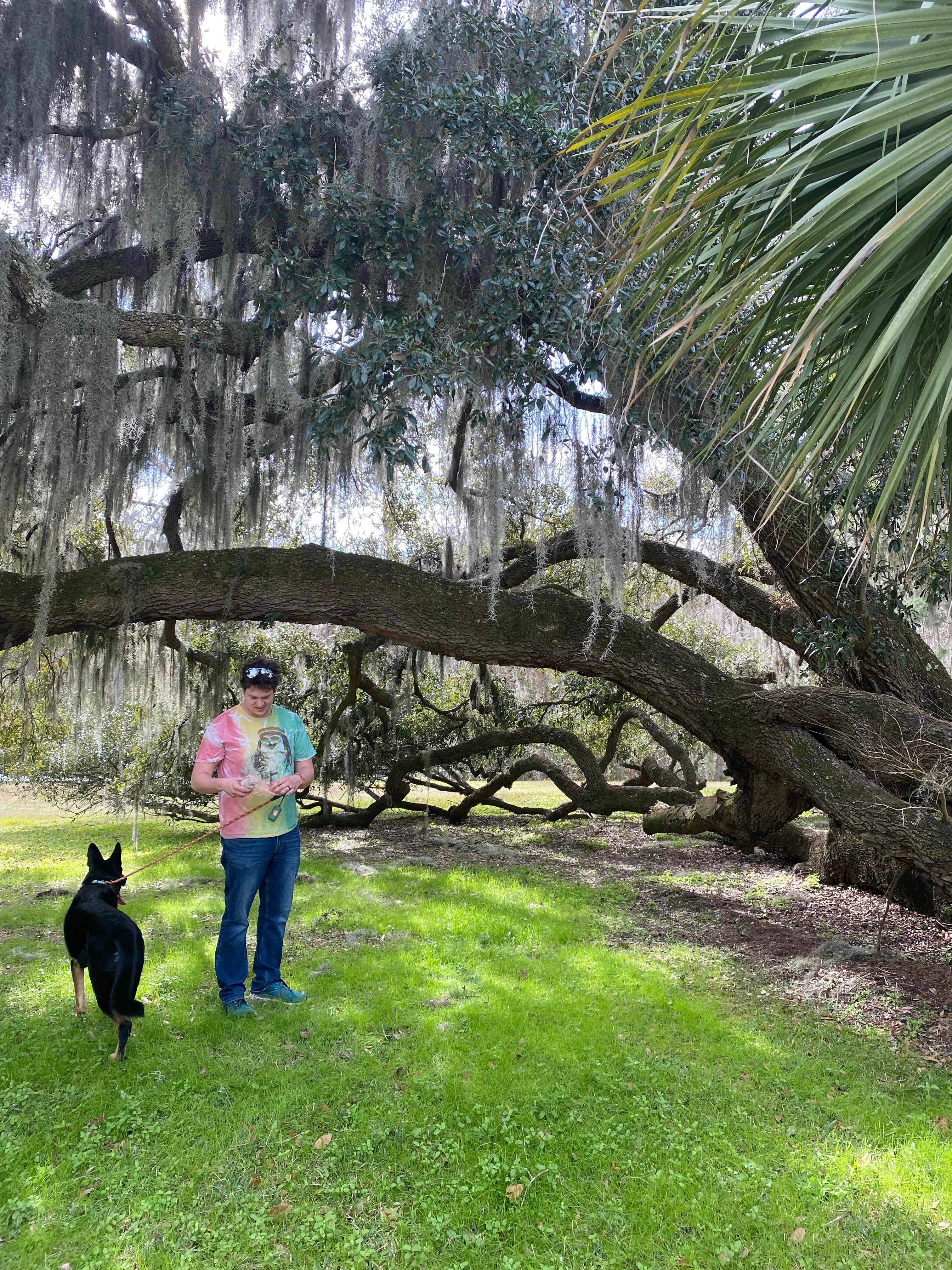 Ariel F.'s photo of camping with pets at Red Gate Farms - RV Resort near Skidaway Island, GA