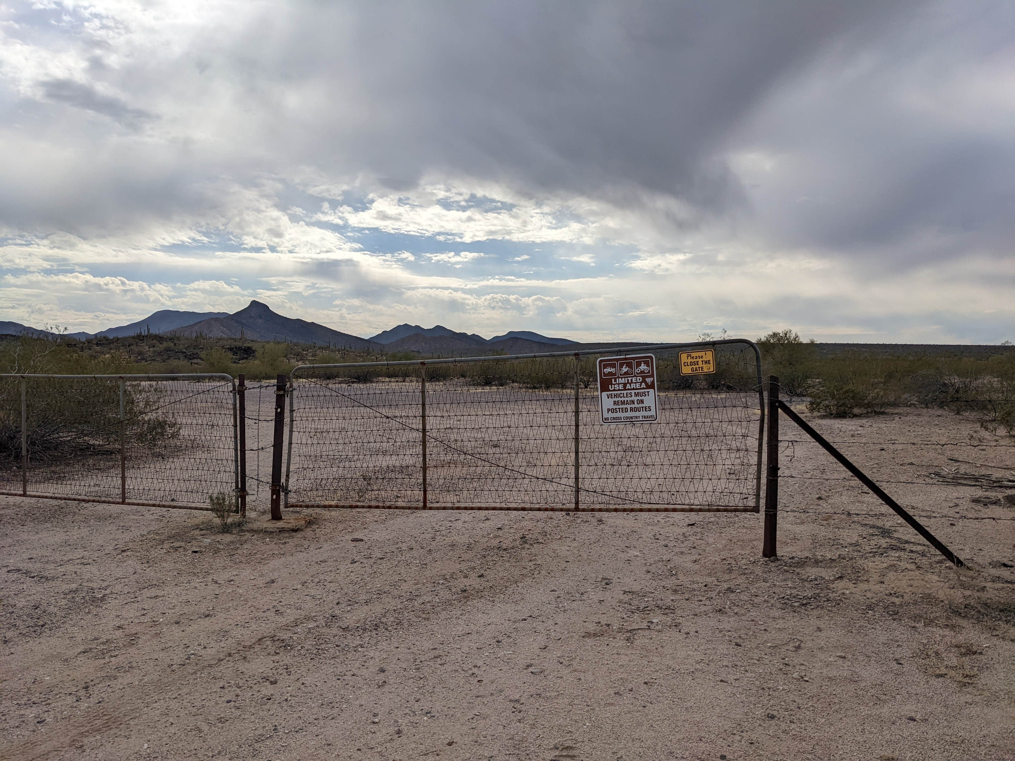 Camper submitted image from BLM Sonoran Desert National Monument - Road #8042 Dispersed Camping Area - 3