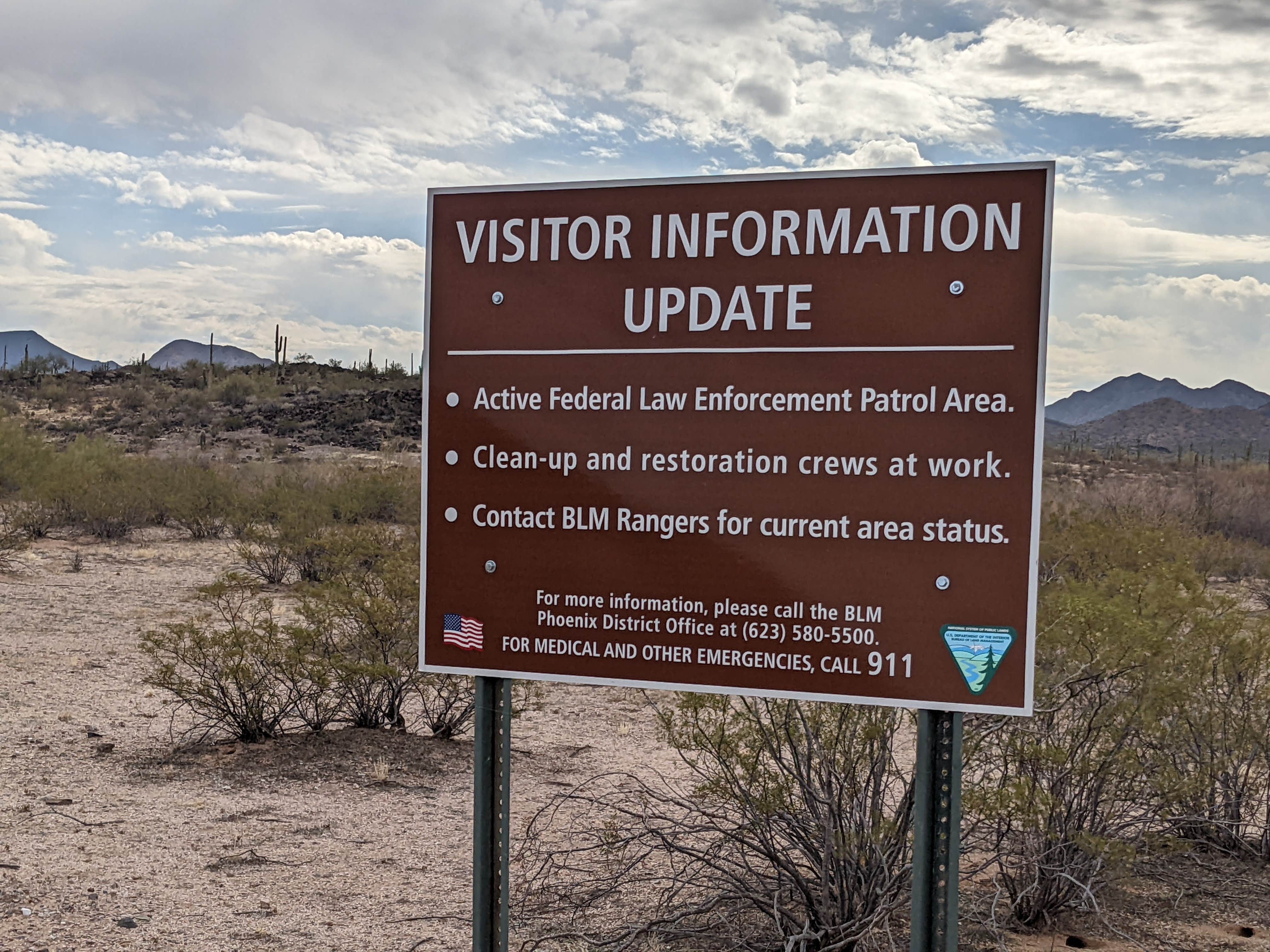 Camper-submitted photo at BLM Sonoran Desert National Monument - Road #8042 Dispersed Camping Area near Casa Grande, AZ