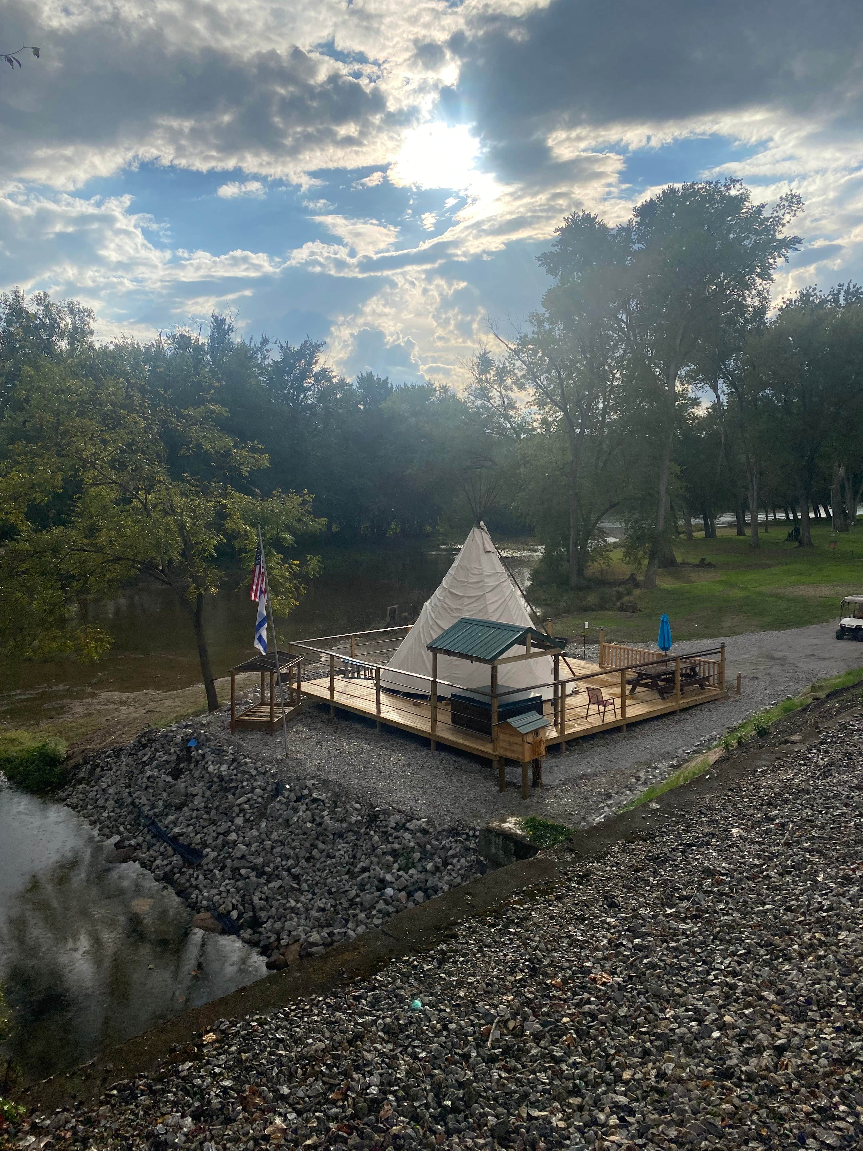 Camper-submitted photo at Morels on the Wabash near Royal Center, IN