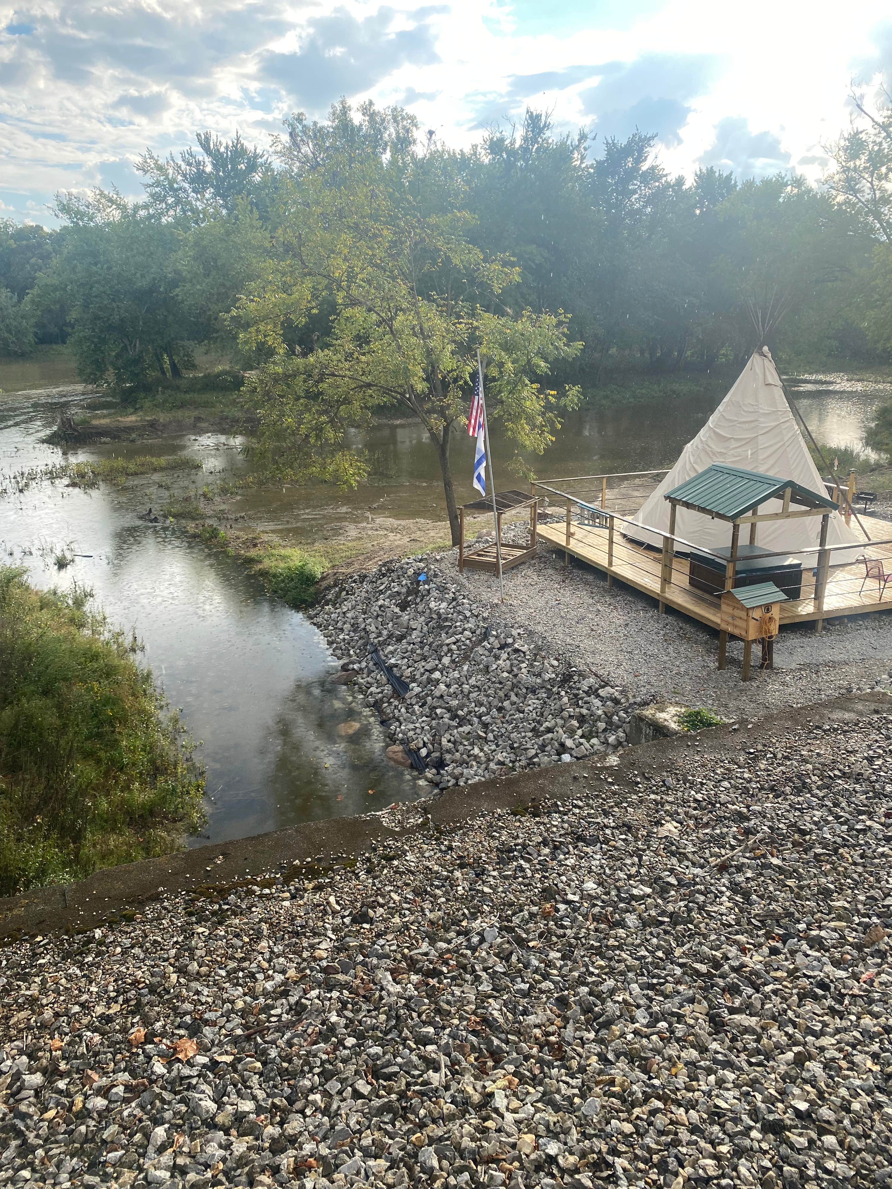 Camper-submitted photo at Morels on the Wabash near Royal Center, IN