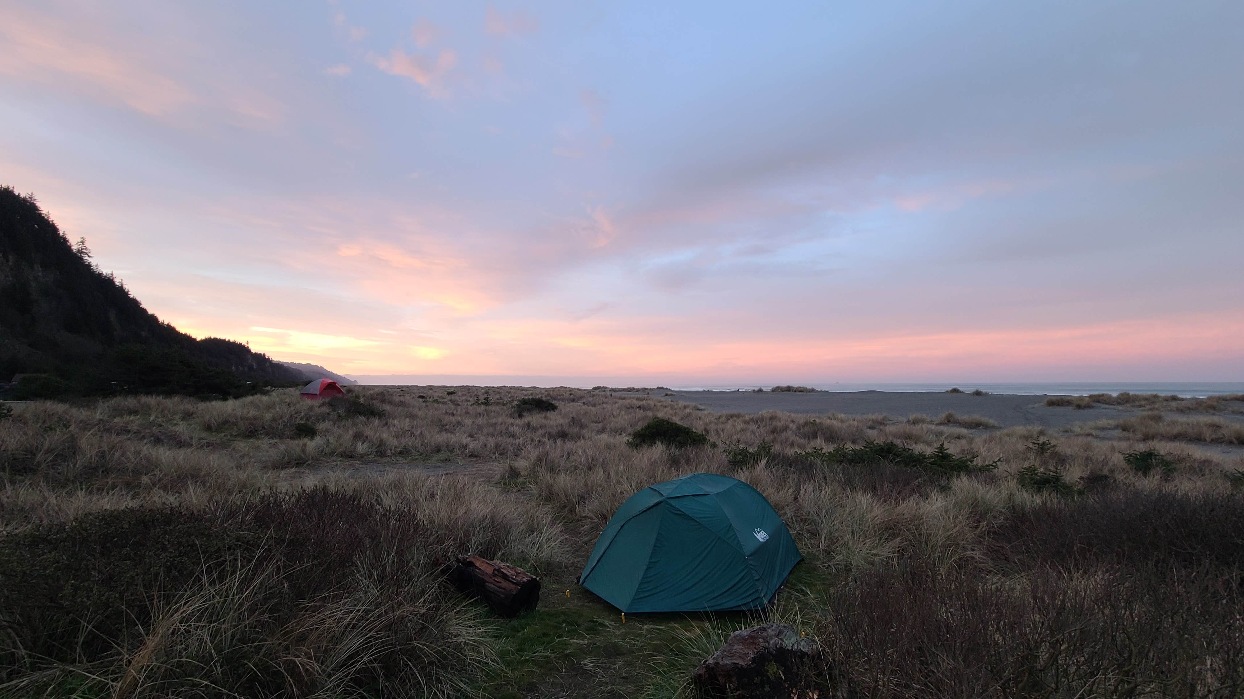 Melissa W.'s photo at Gold Bluffs Beach Campground — Prairie Creek Redwoods State Park near Klamath, CA