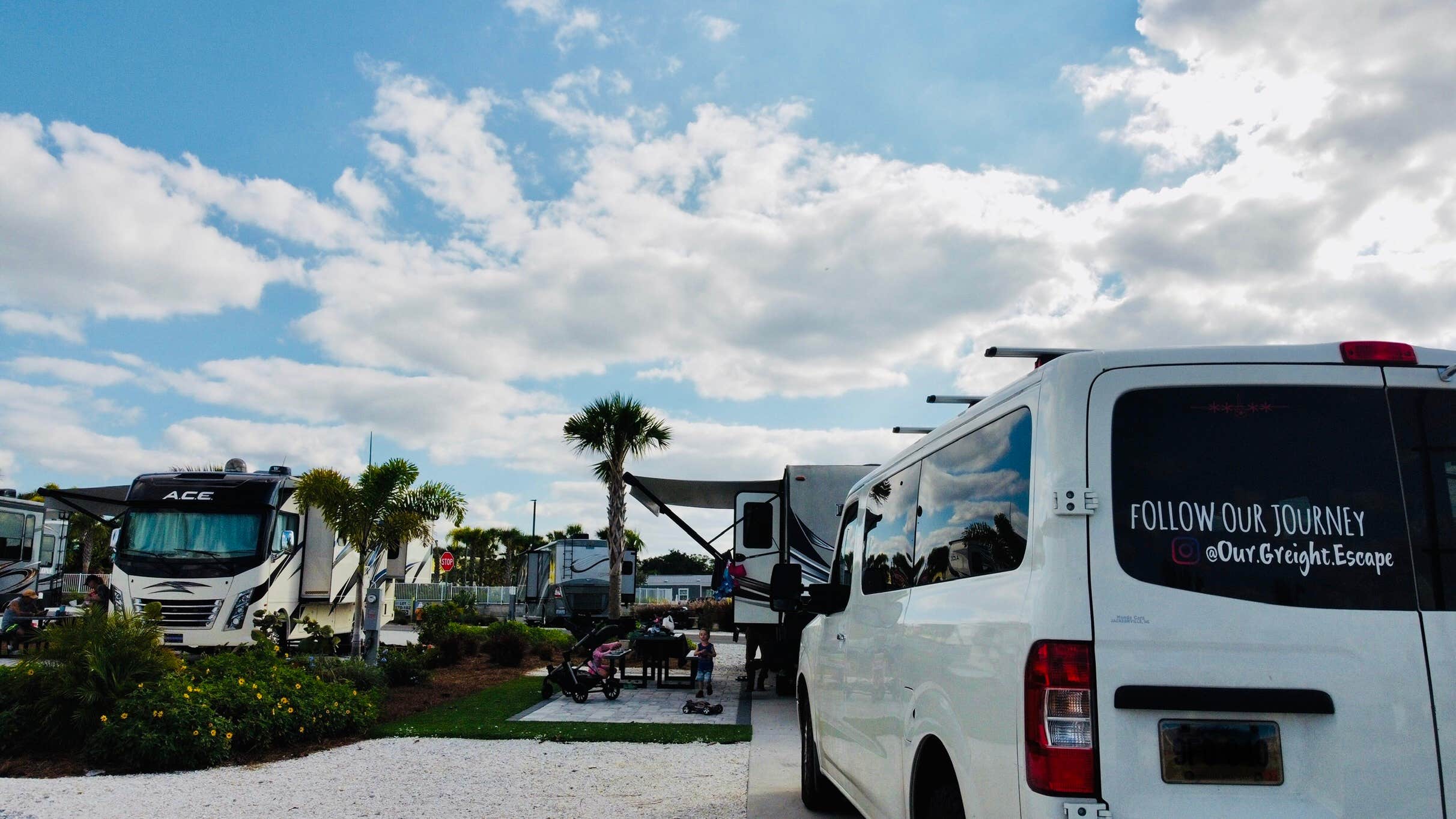 Our Greight Escape ..'s photo of rv camping at Camp Margaritaville RV Resort and Cabana Cabins Auburndale near Durant, FL