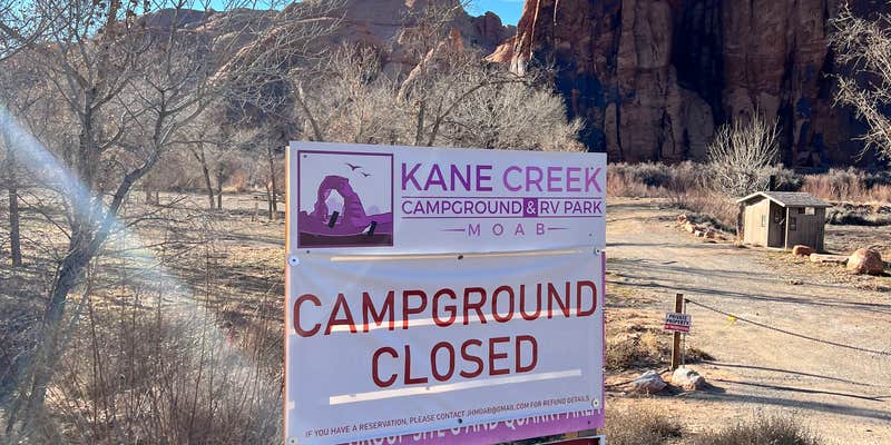 Camper submitted image from Kane Creek Campground - Permanently CLOSED