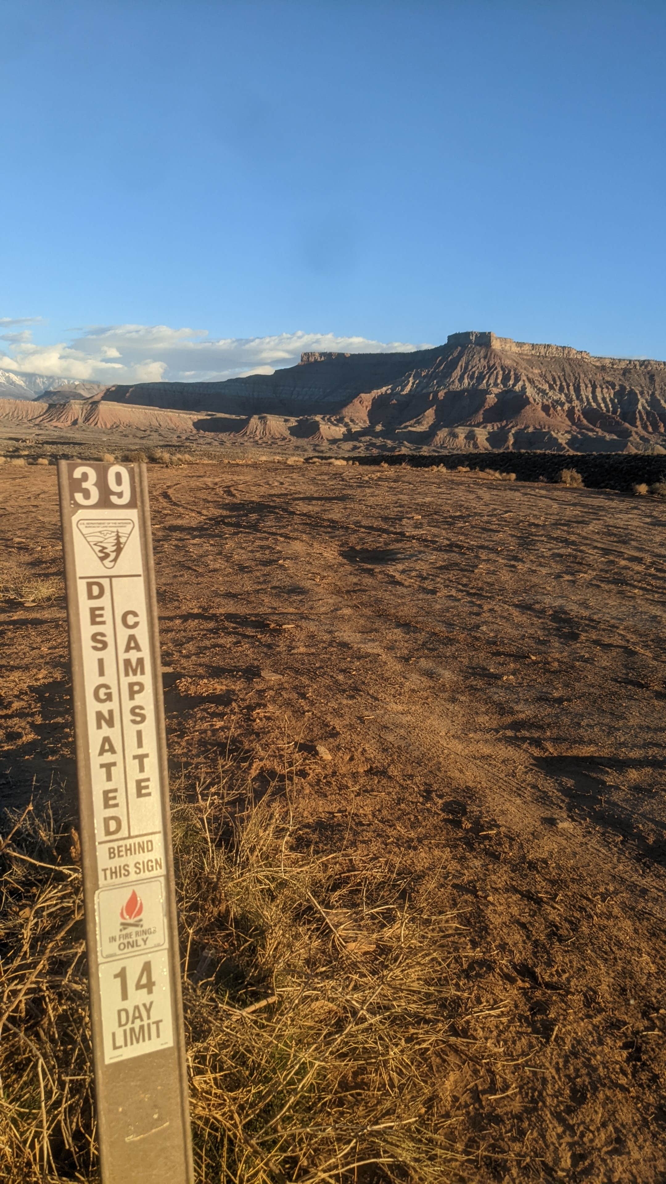 Camper submitted image from Hurricane Cliffs BLM dispersed #39 - 2