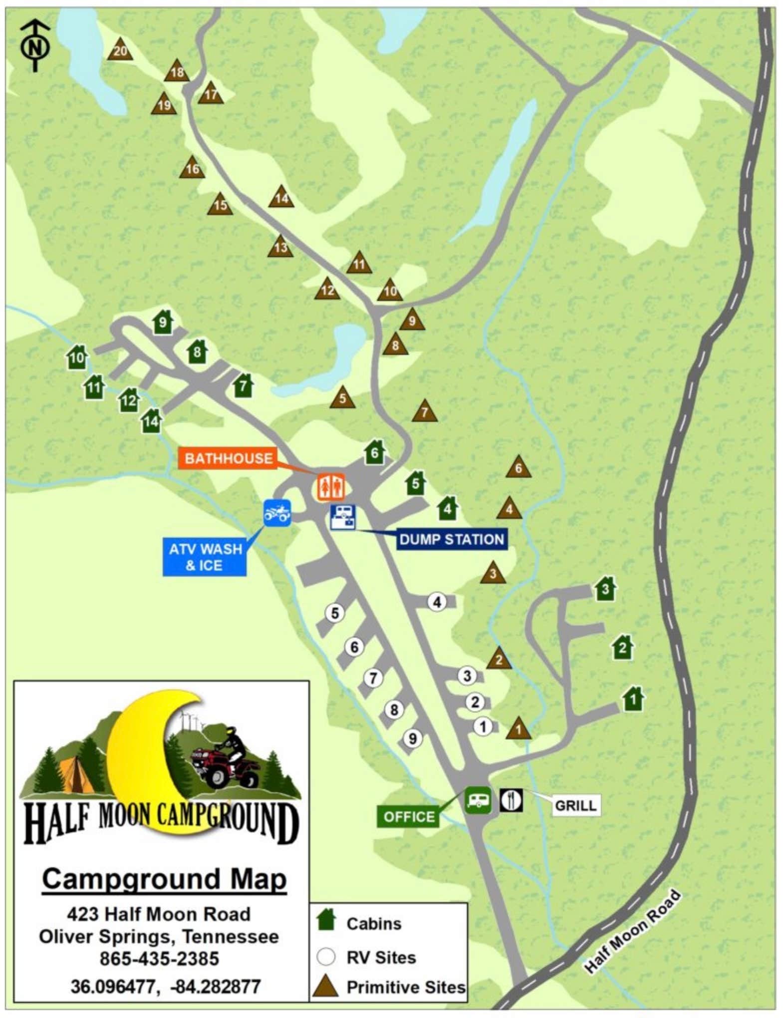 Camper-submitted photo at Halfmoon Camp Ground near Oliver Springs, TN