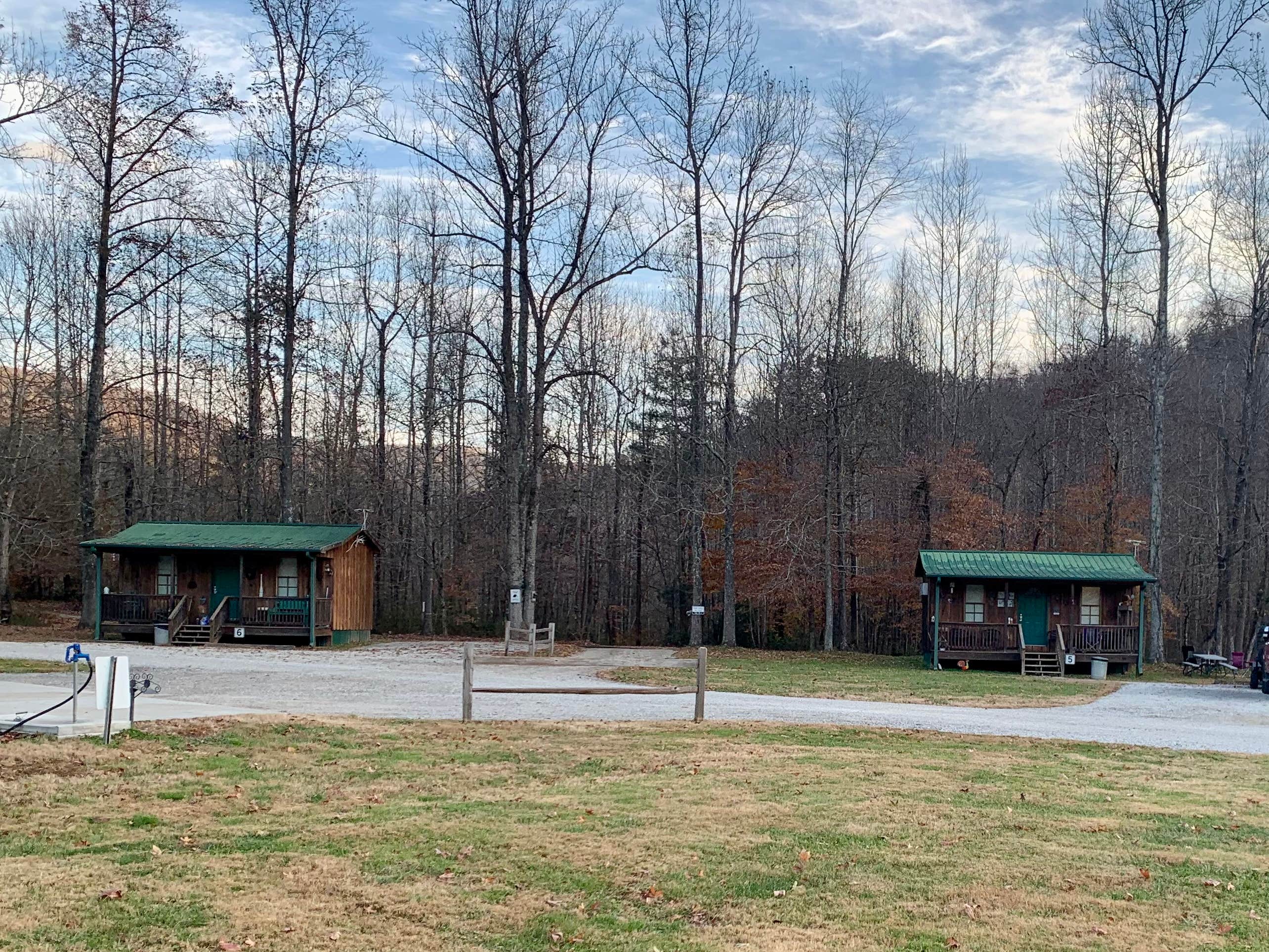Steve V.'s photo of a cabin at Halfmoon Camp Ground near Louisville, TN