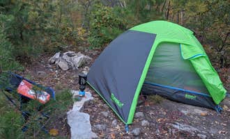 Camping near Little Crease Shelter : Veach Gap - GWNF - Backpacking Site, Bentonville, Virginia