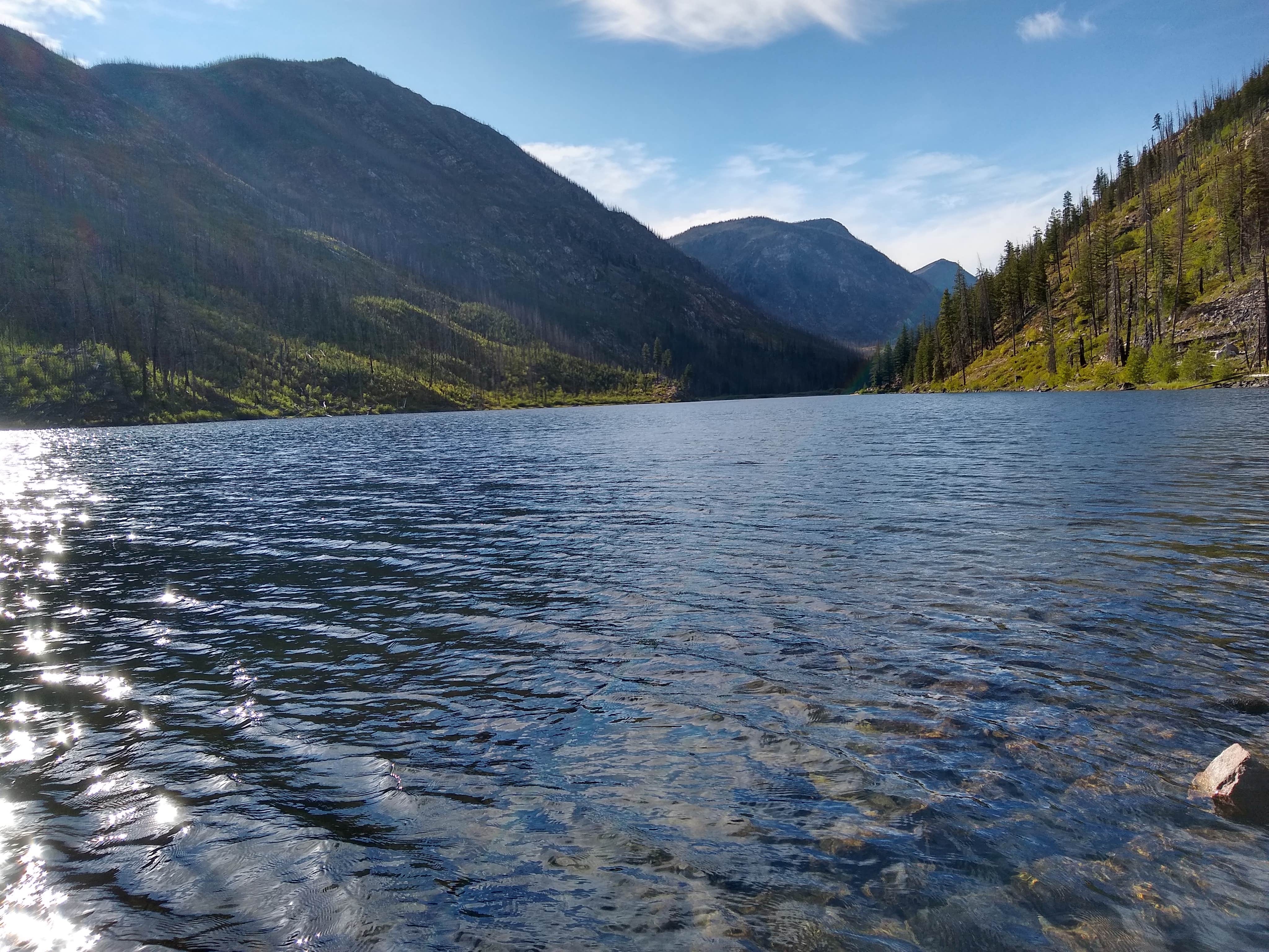 Jeff C.'s photo of a dispersed camping area at Black Lake Backcountry Campsite near Lake Chelan National Recreation Area