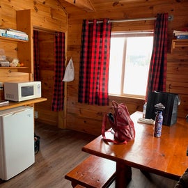 inside Whitetail cabin