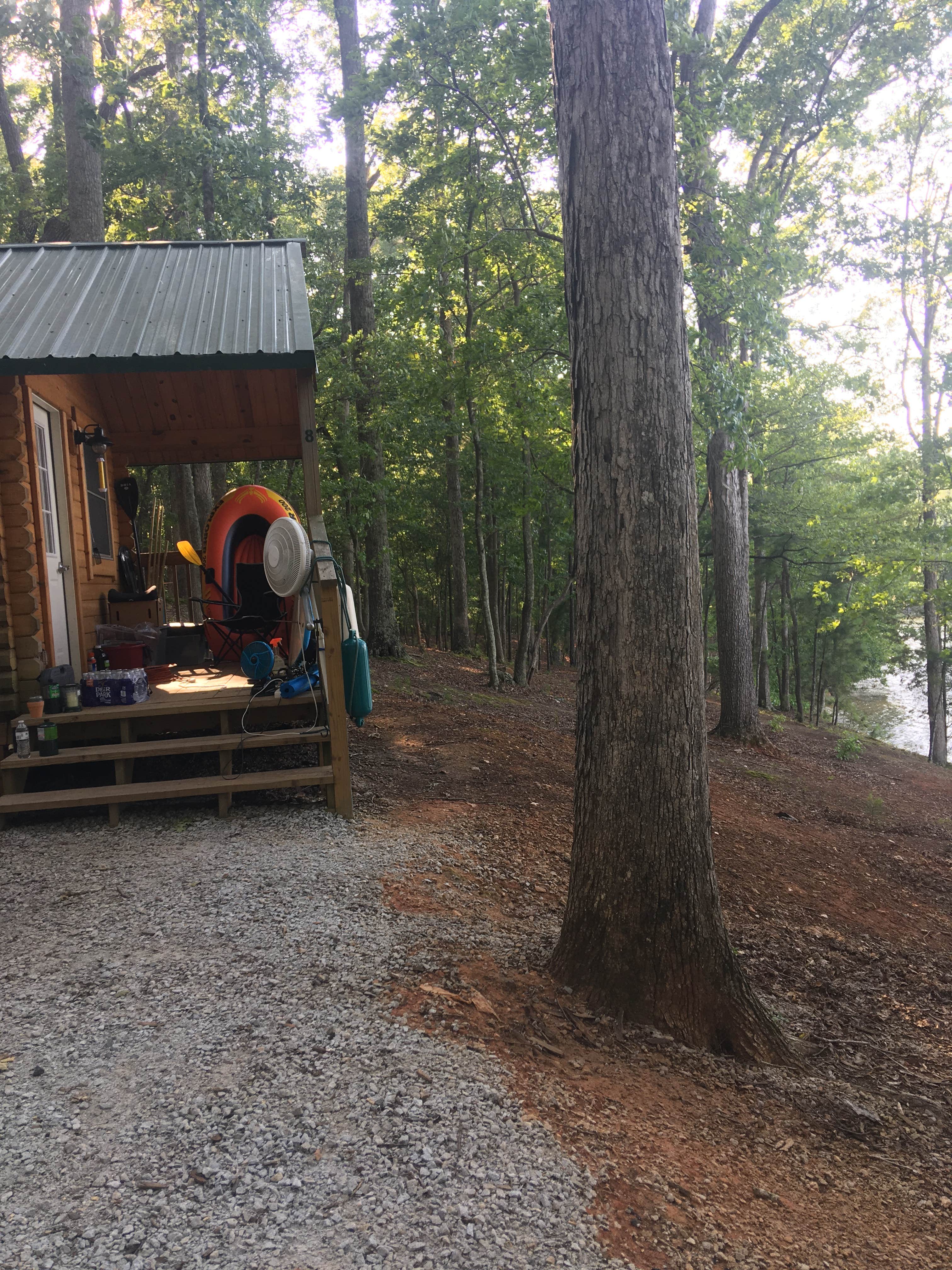 Julia R.'s photo of a cabin at Dreher Island State Park Campground near Gadsden, SC
